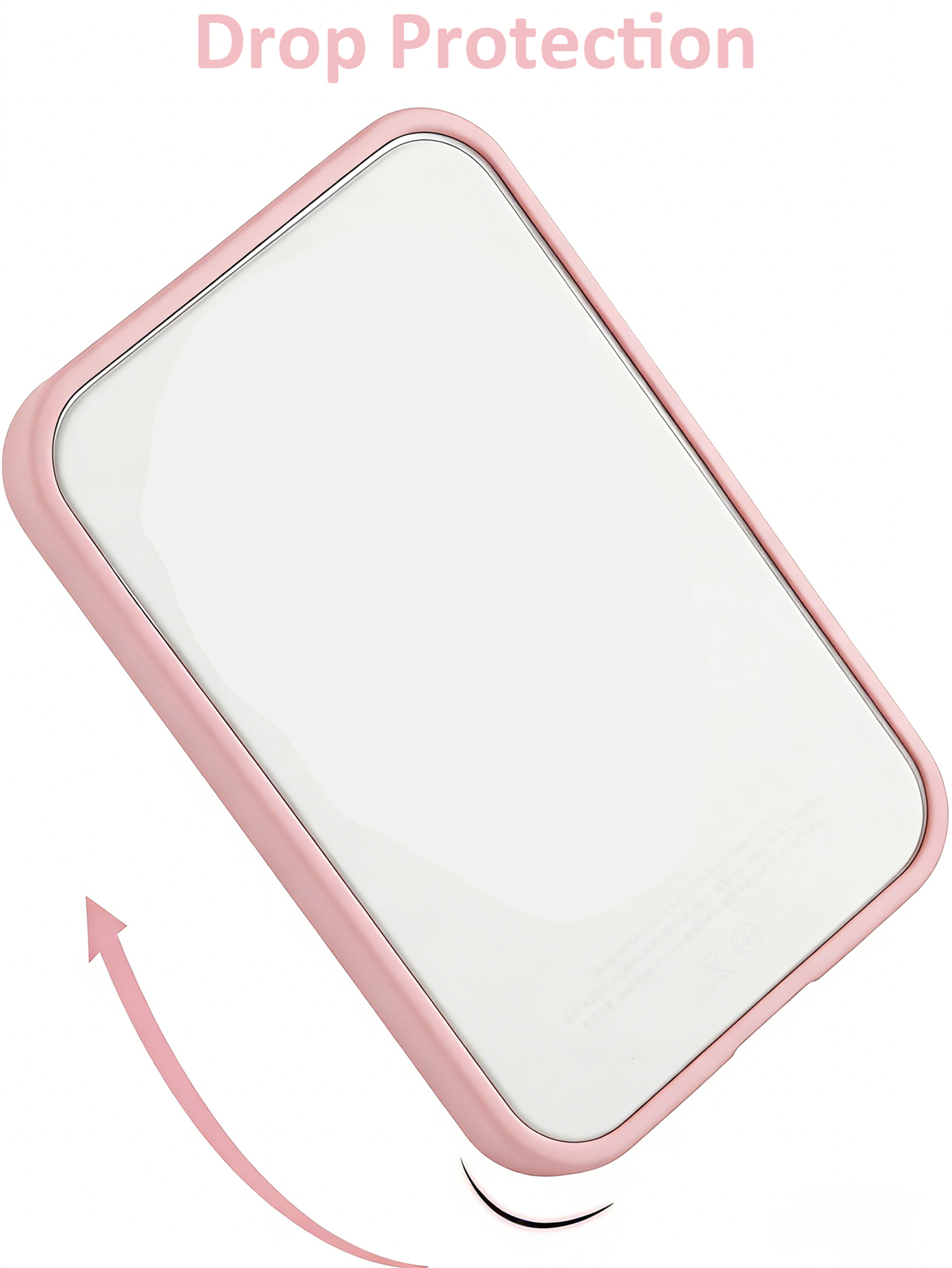 Pink MagSafe Power Bank Case Soft TPU Protective Cover For Apple MagSafe Battery Pack 3