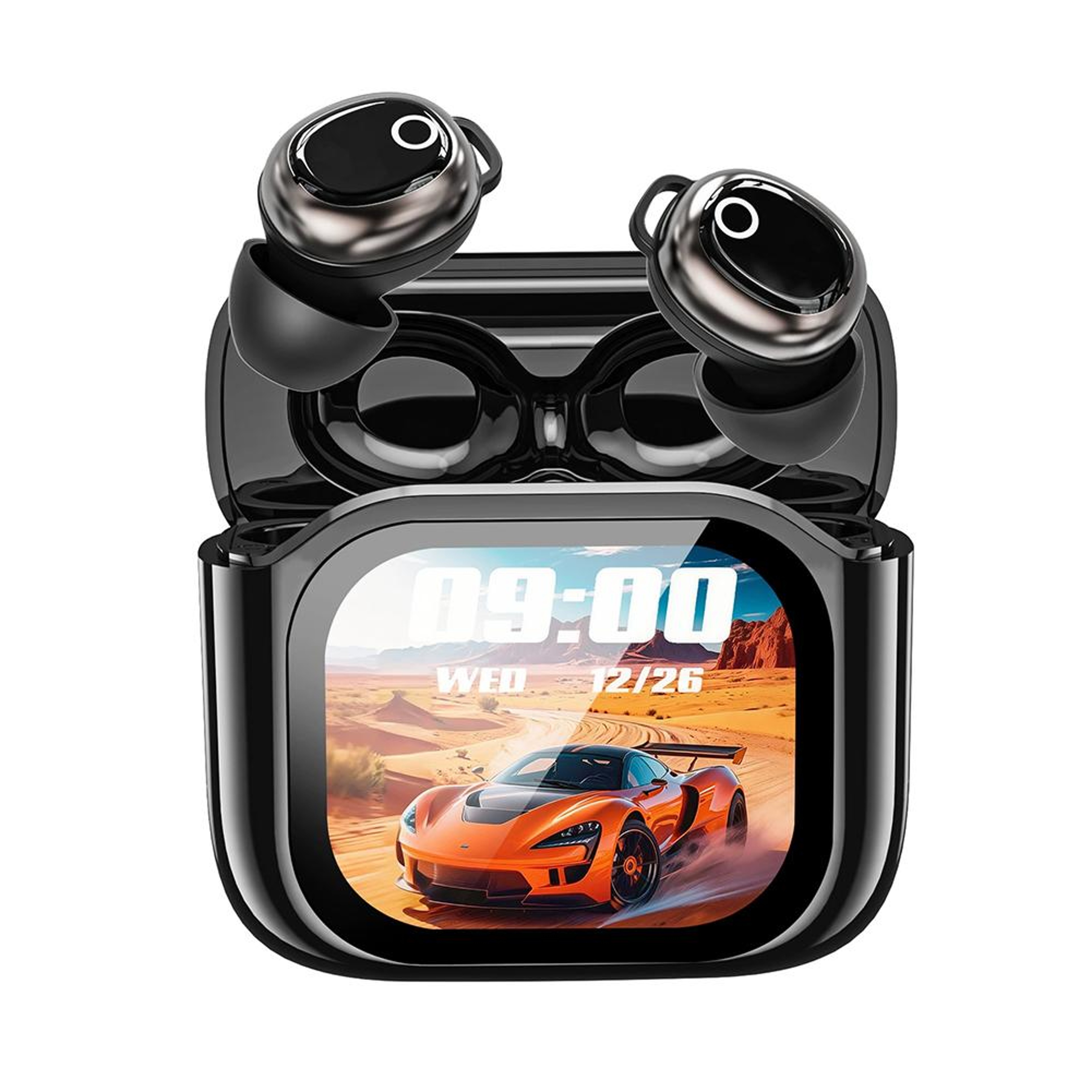 Wireless Bluetooth Earbuds With Screen AI Translation Heavy Bass Sports Earphones 6