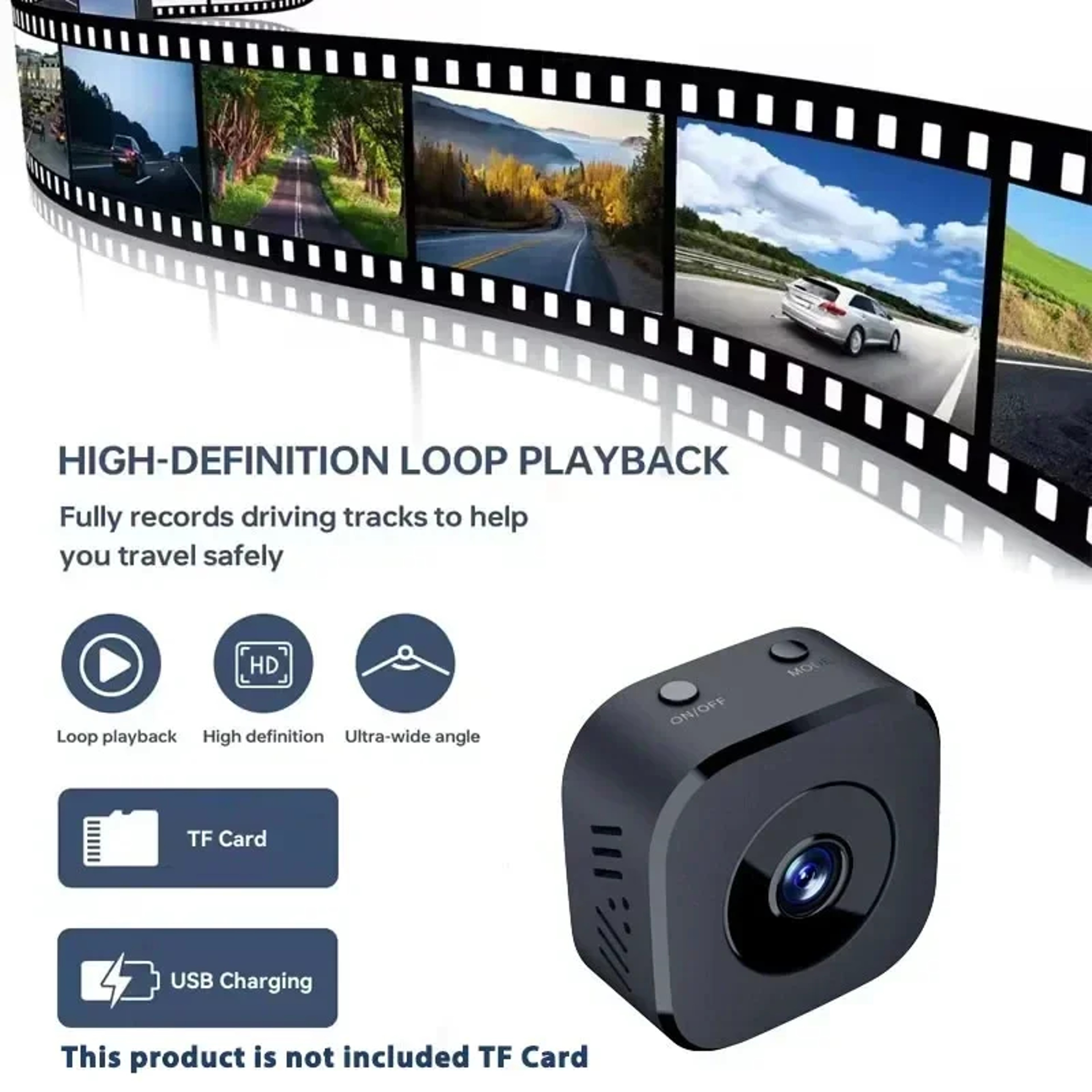 Mini WiFi Security Camera Indoor Surveillance Camera With Night Vision And Two Way Audio 3