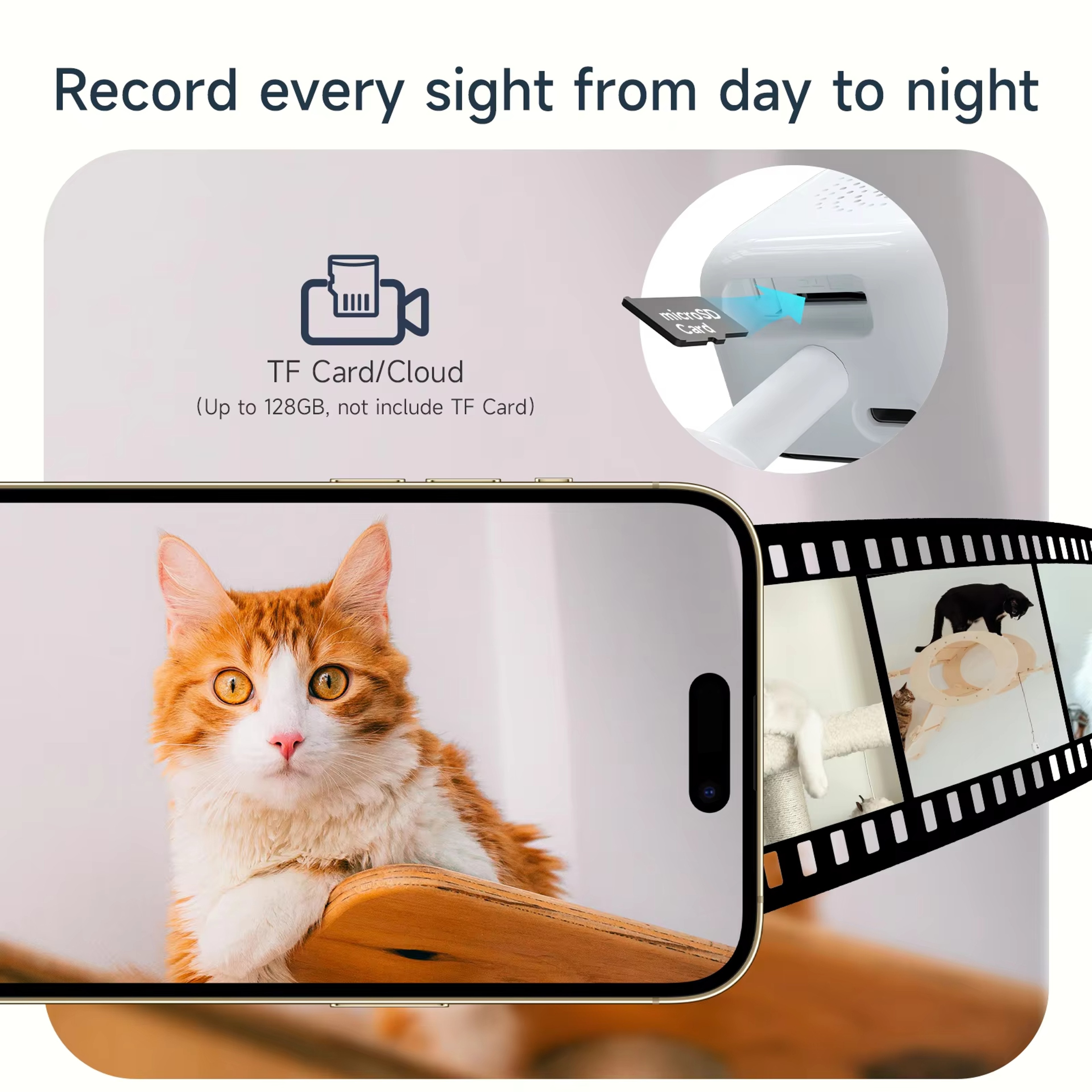 Mini WiFi Camera Indoor Security Camera With Night Vision And Smart Home Monitoring 6