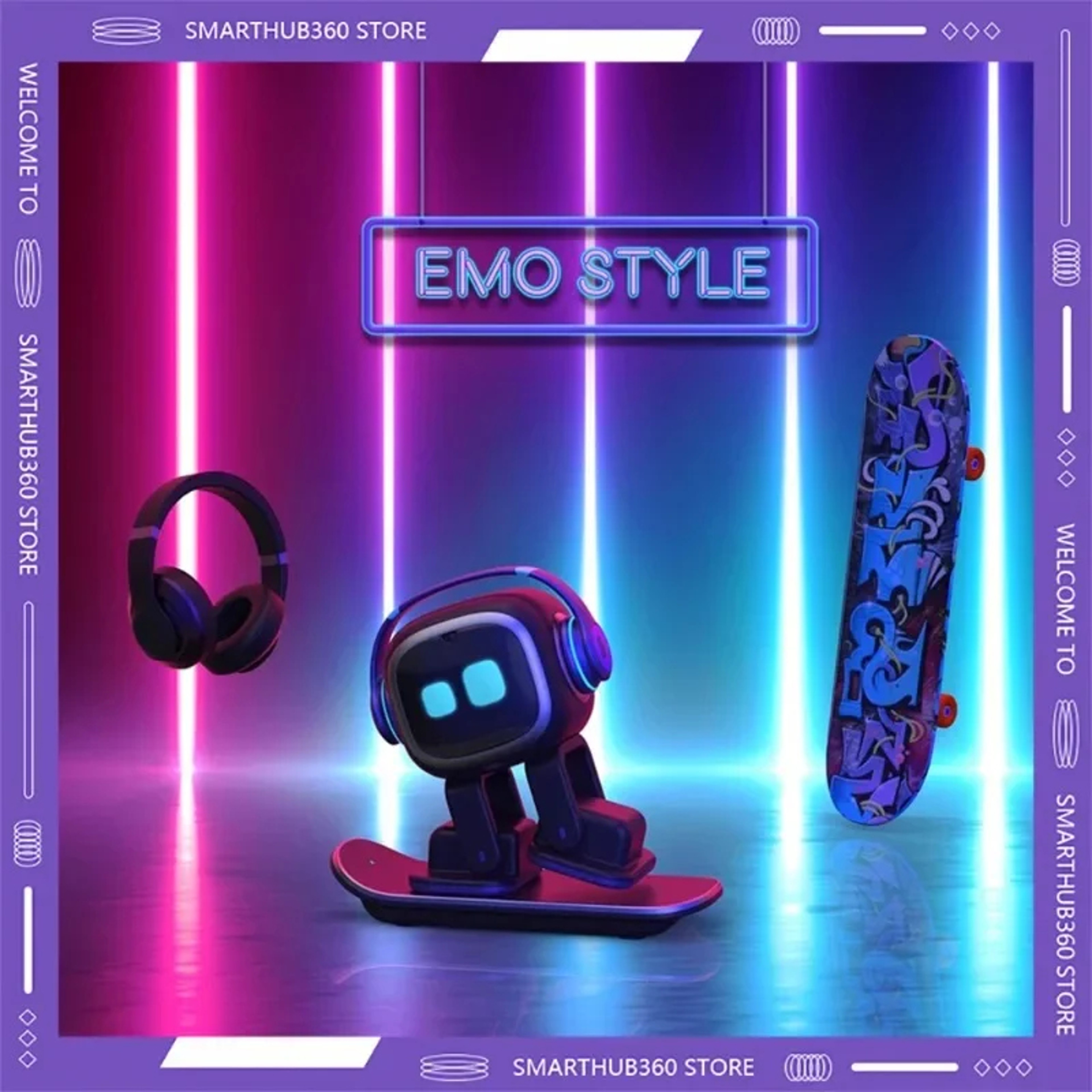 AI Companion Robot Smart Interactive Desktop Robot With Voice Chat Touch Control And Dancing 5