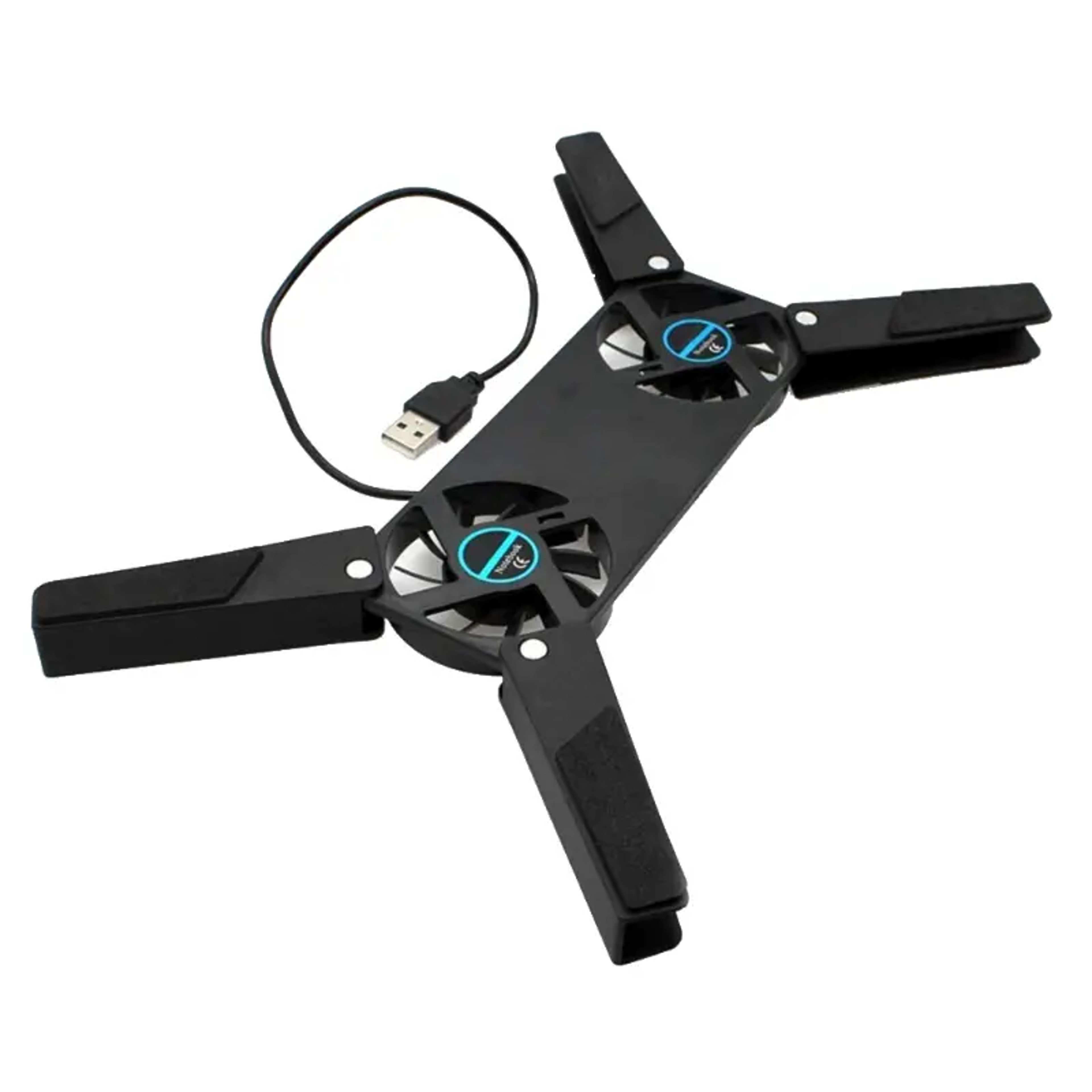 Laptop Cooling Pad With Dual USB Fans Adjustable Cooling Stand For Laptops 0
