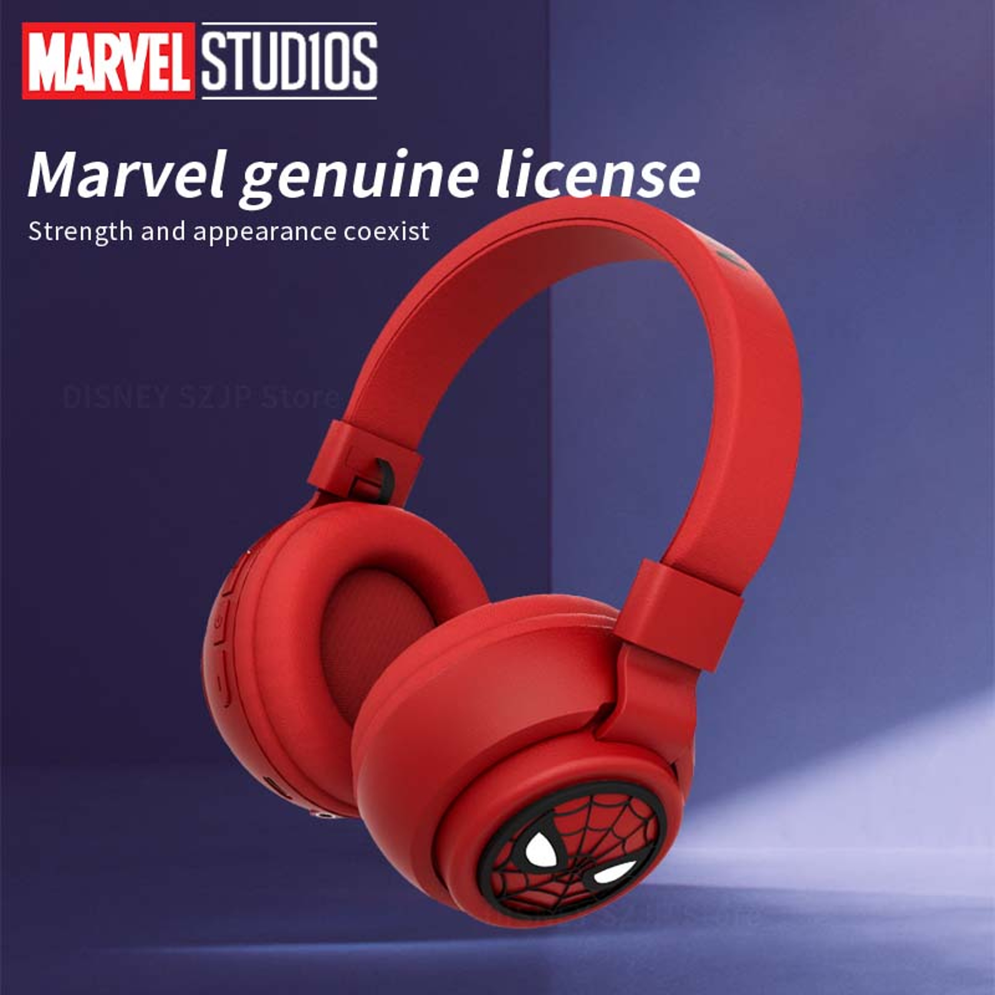 Spider Man Bluetooth Headphones Foldable Wireless HiFi Headset For Kids And Anime Fans 4