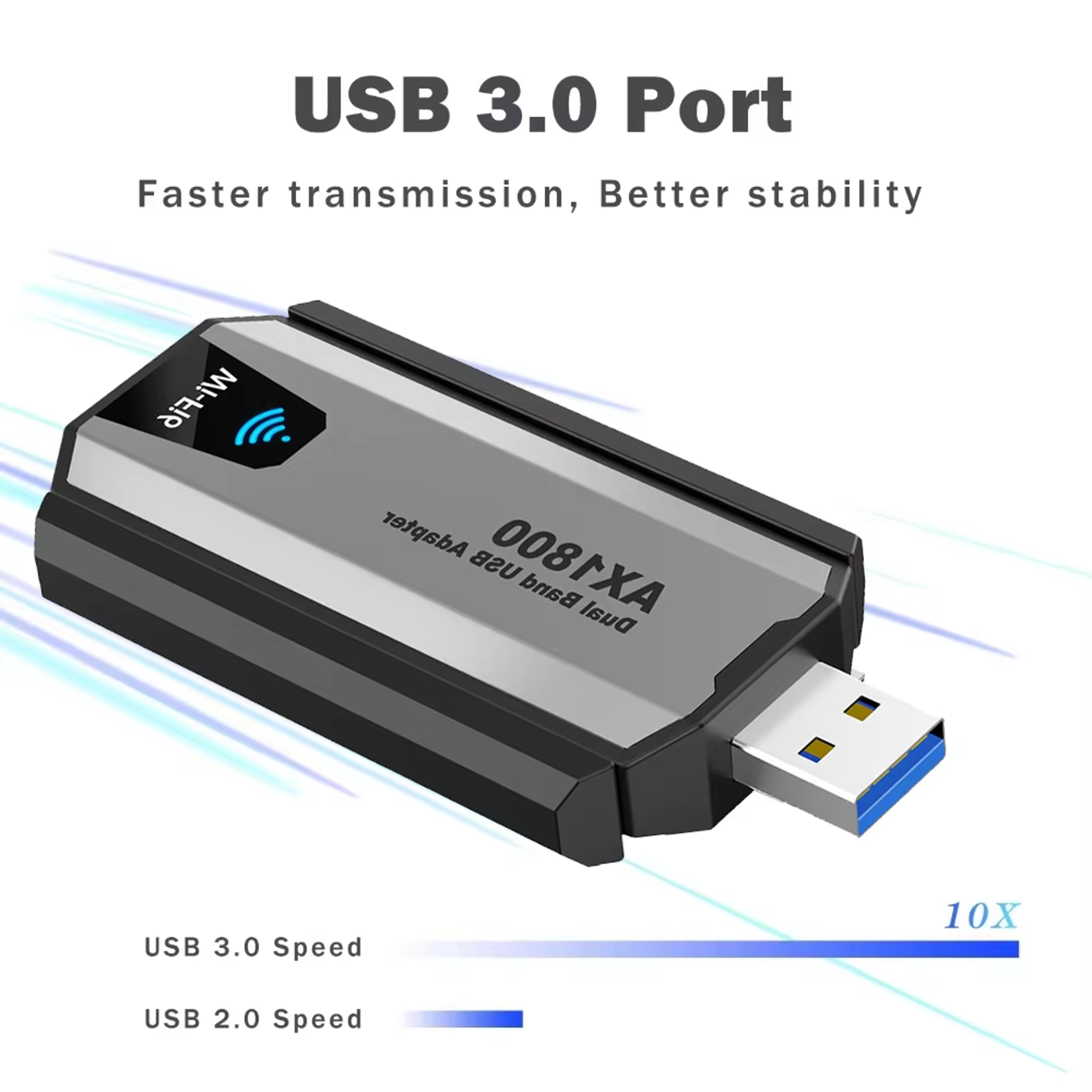 WiFi USB Adapter USB Dual Band Wireless Network Adapter For Windows 5
