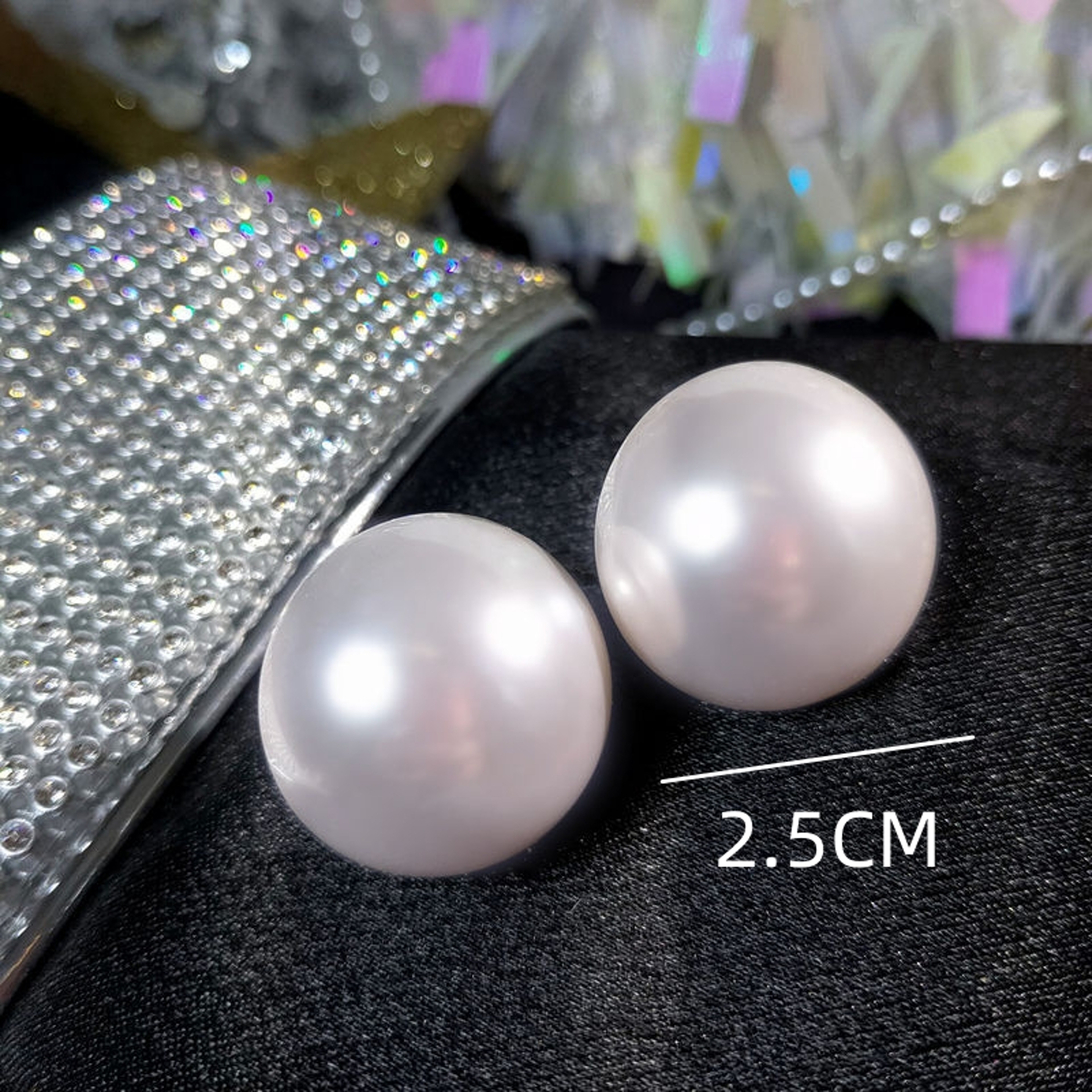 Elegant Pearl Stud Earrings Statement Faux Pearl Earrings For Weddings  Everyday Style 2