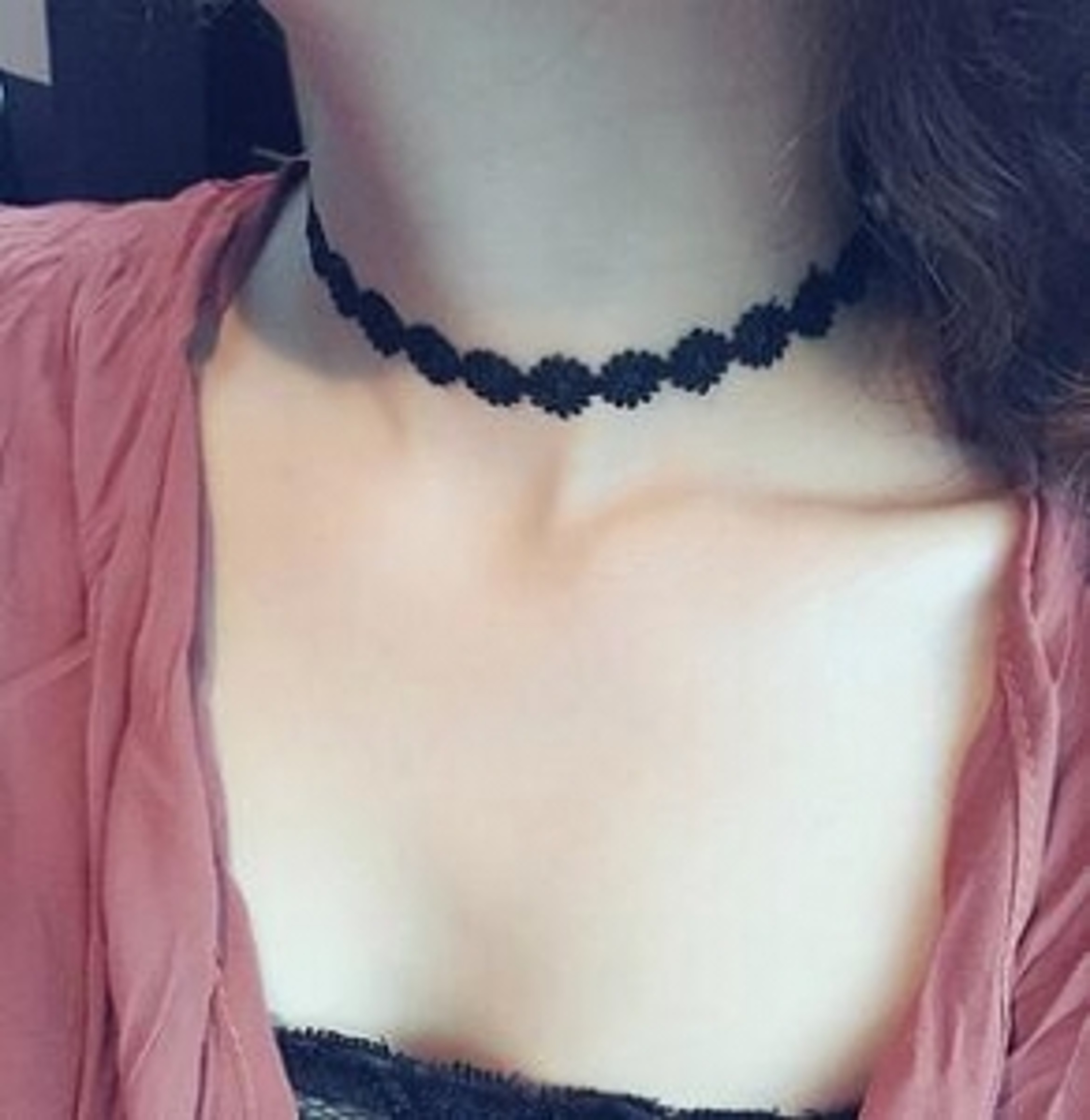 Bohemian Statement Choker Necklace With Rivet Accents Punk Collar Jewelry For Women 0