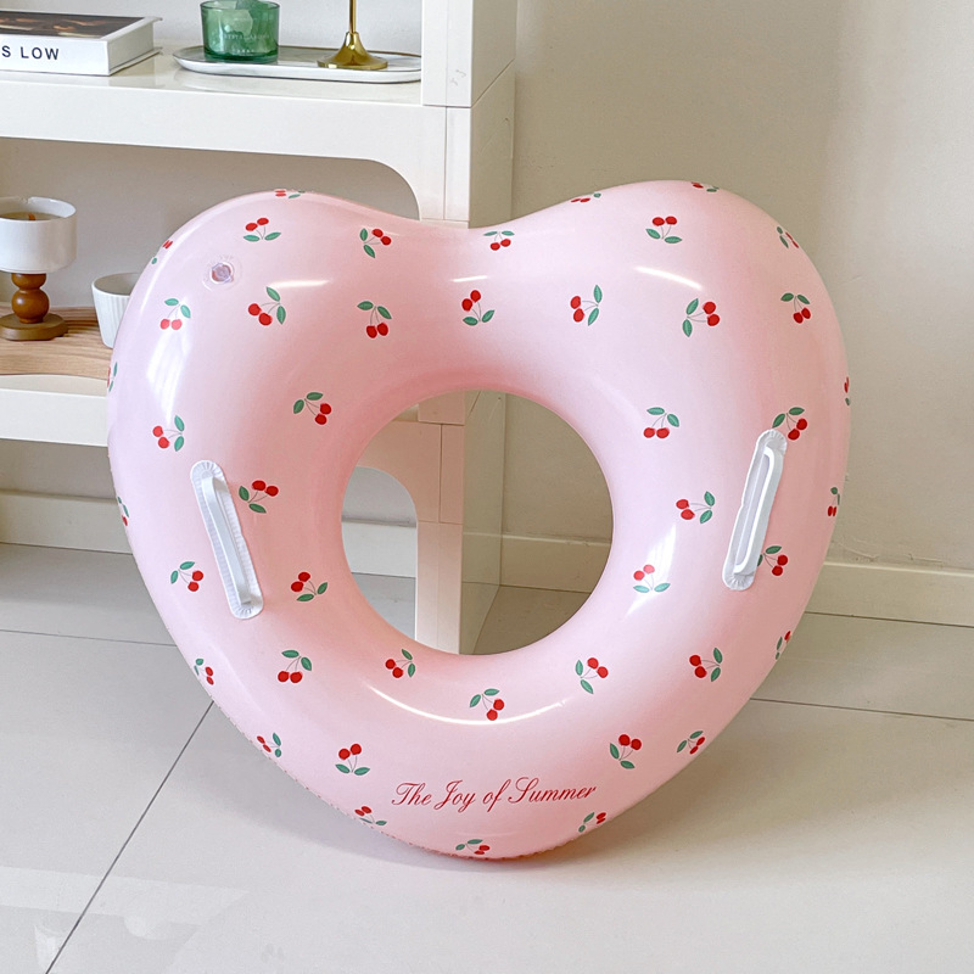 Inflatable Pool Float Swim Ring with Handles Thickened Summer Pool Tube for Beach & Pool Fun – view 3