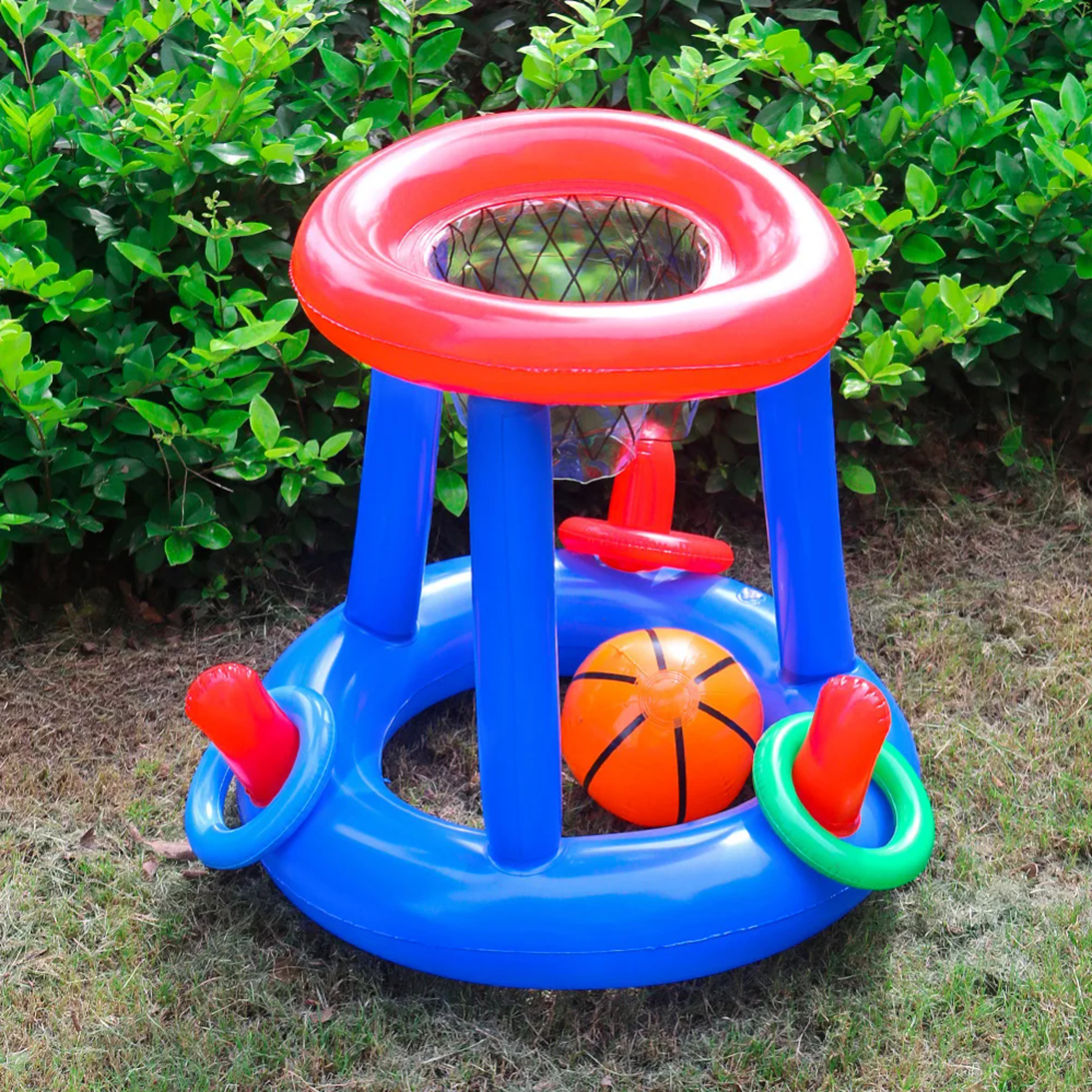 SplashHoops Pool Basketball Hoop Inflatable Pool Basketball Game Set with Floating Hoop & Ball – view 3