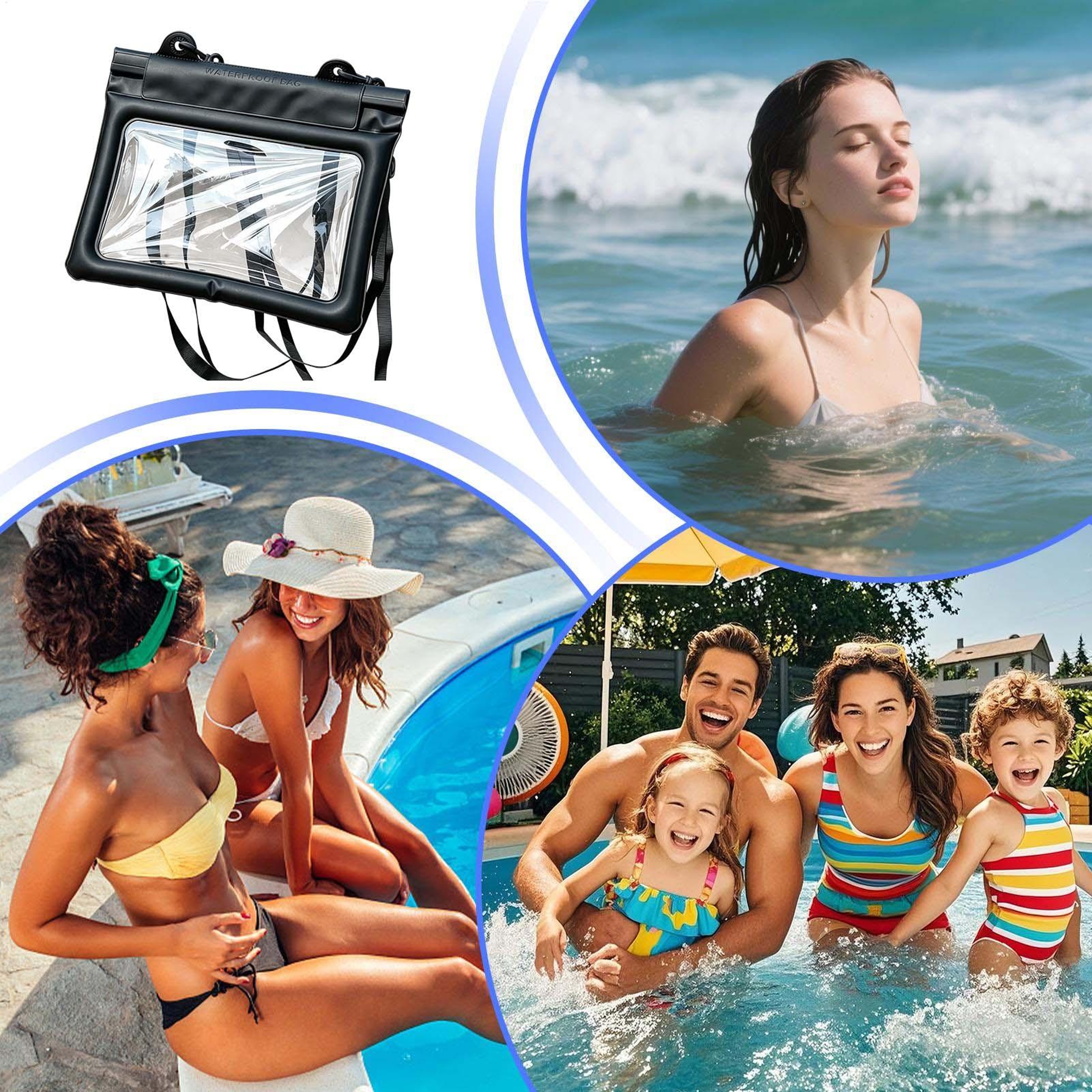 AquaShield Waterproof Phone Pouch Floating Touchscreen Dry Bag For Swimming Beach  Cruises 1