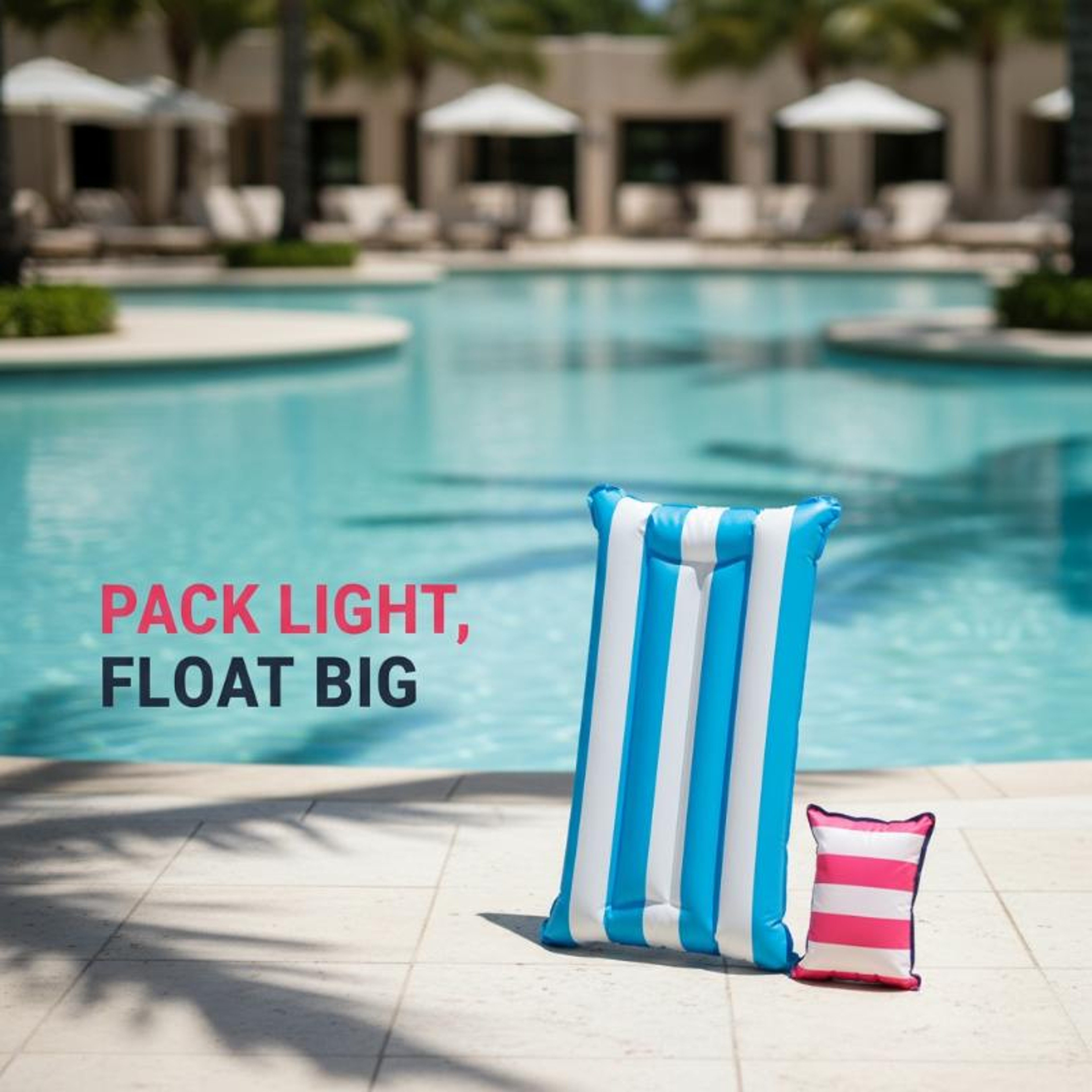 Portable Pool Hammock Float Foldable Inflatable Water Hammock Floating Pool Lounger For Beach  Pool 5