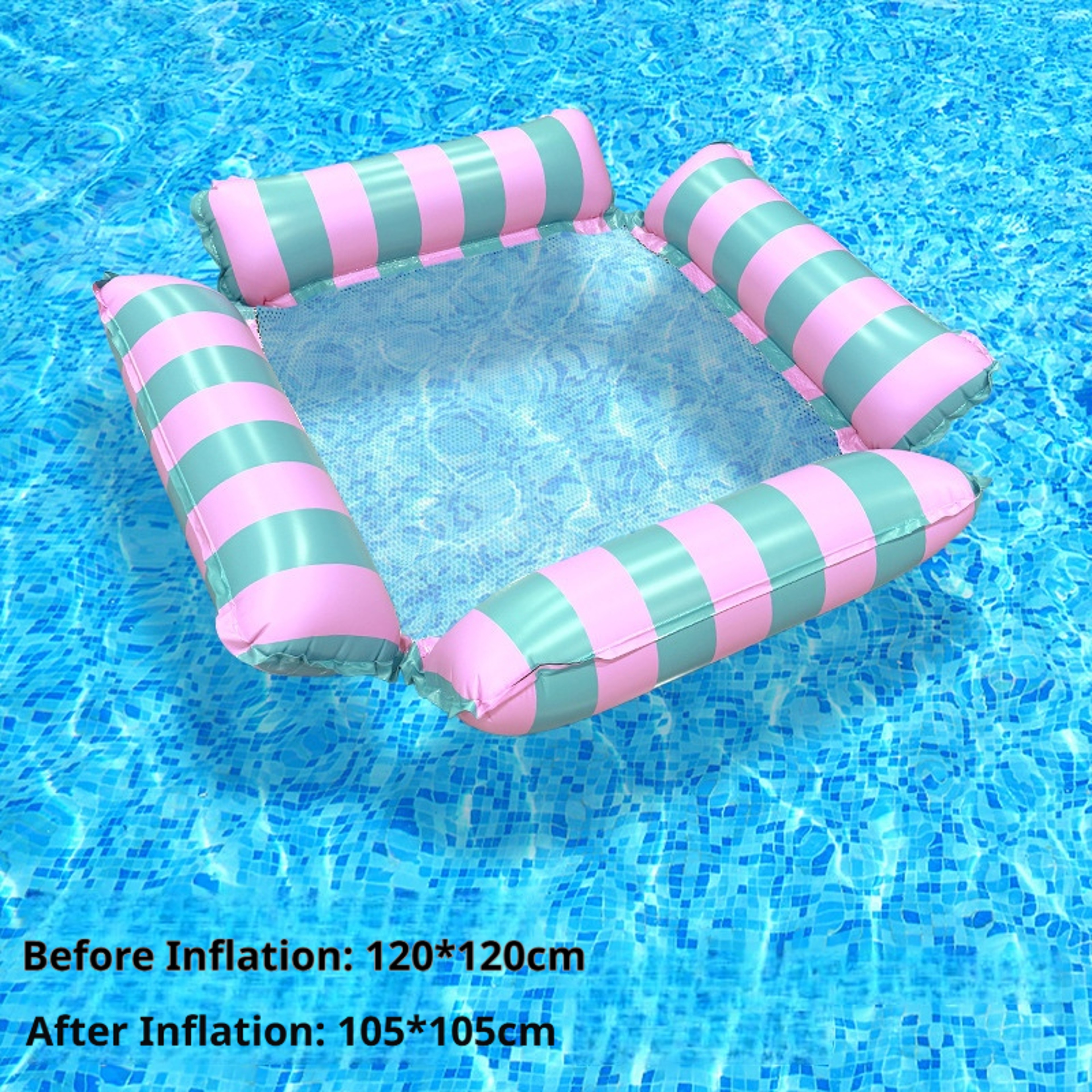 Fruit Splash Water Hammock Inflatable Pool Float Lounge Chair For Summer Relaxation 5