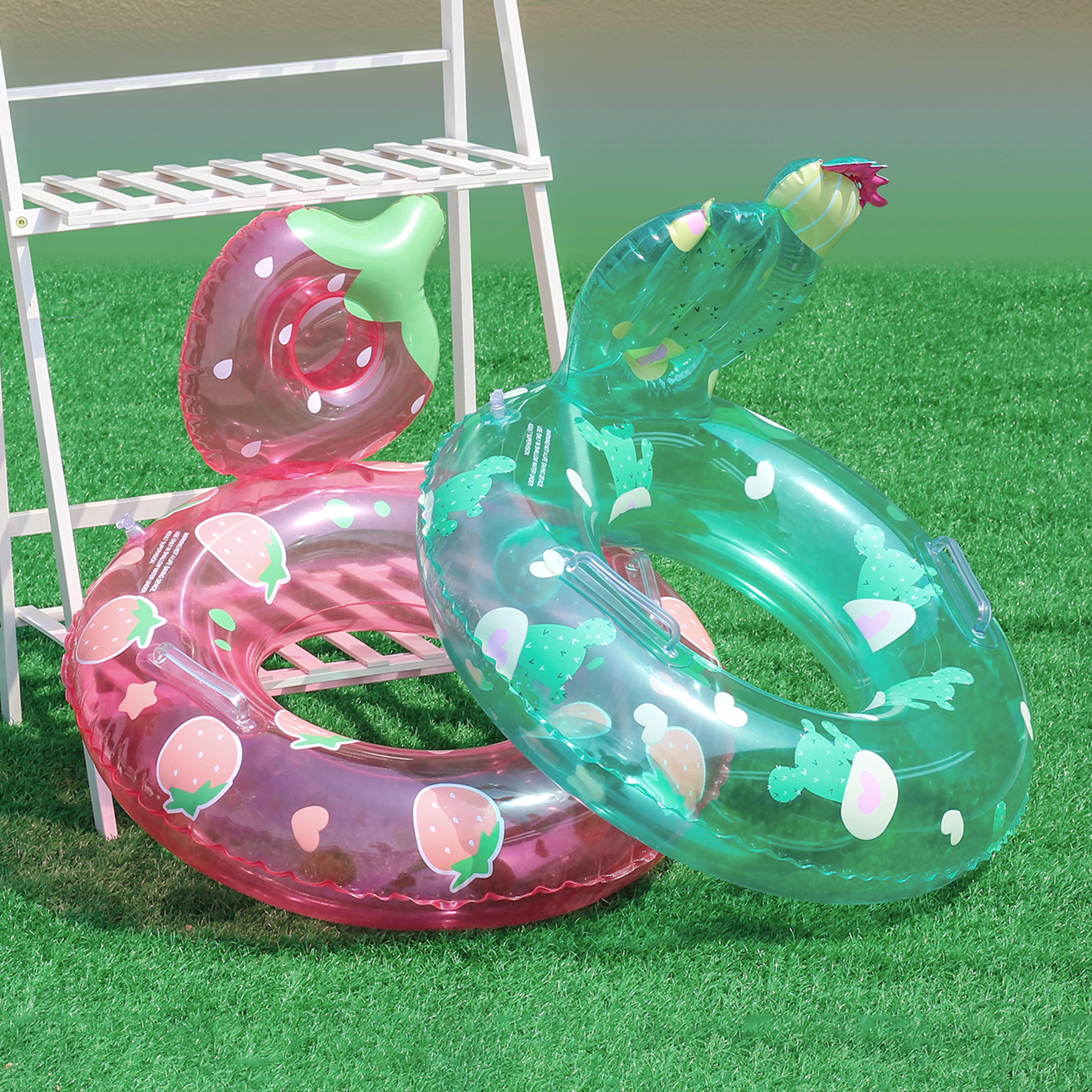 Fruit Splash Inflatable Pool Float With Handles Thick Adult Pool Float Swim Ring For Summer Fun 1