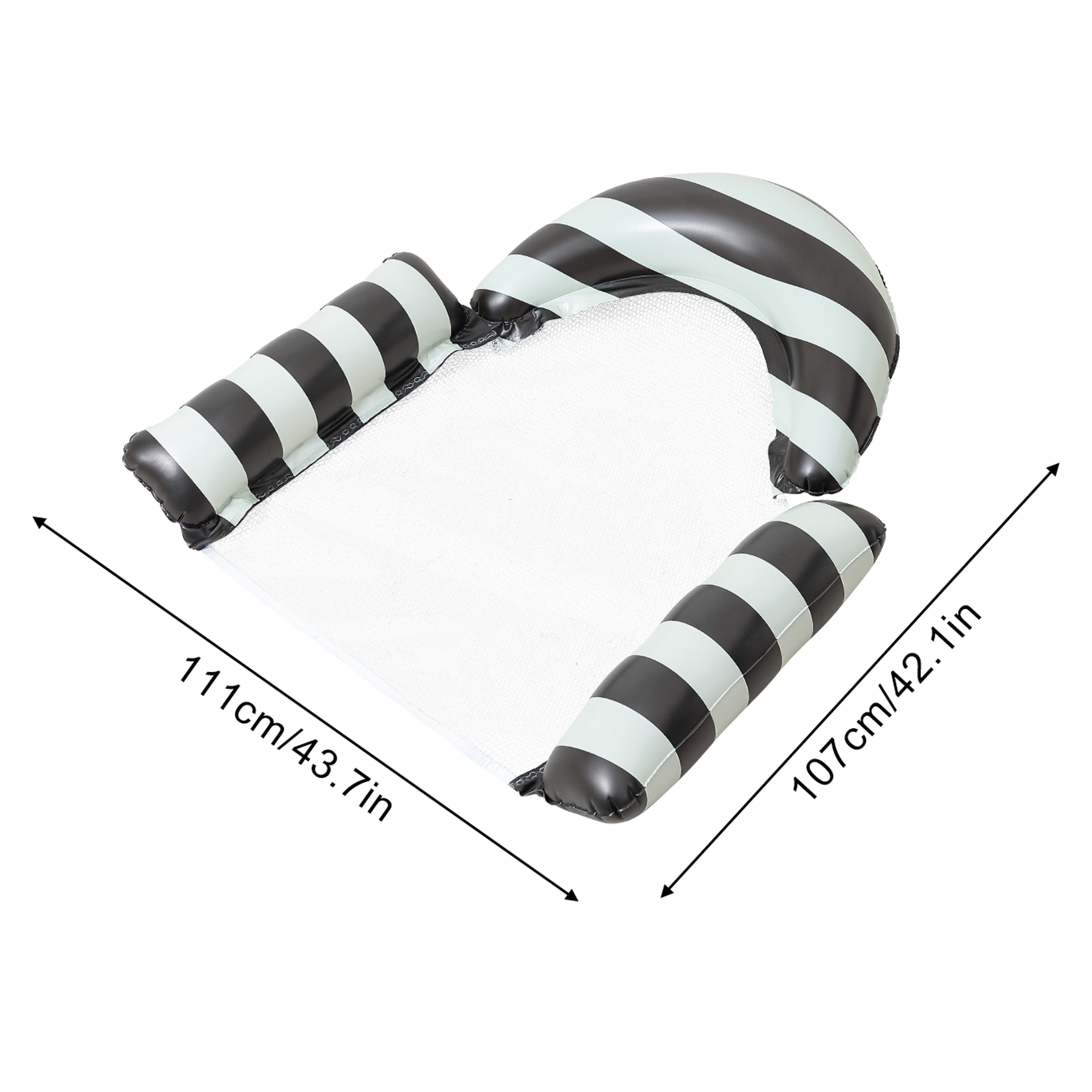 Pool Hammock Inflatable Pool Float With Cooling Mesh Seat For Adults 5