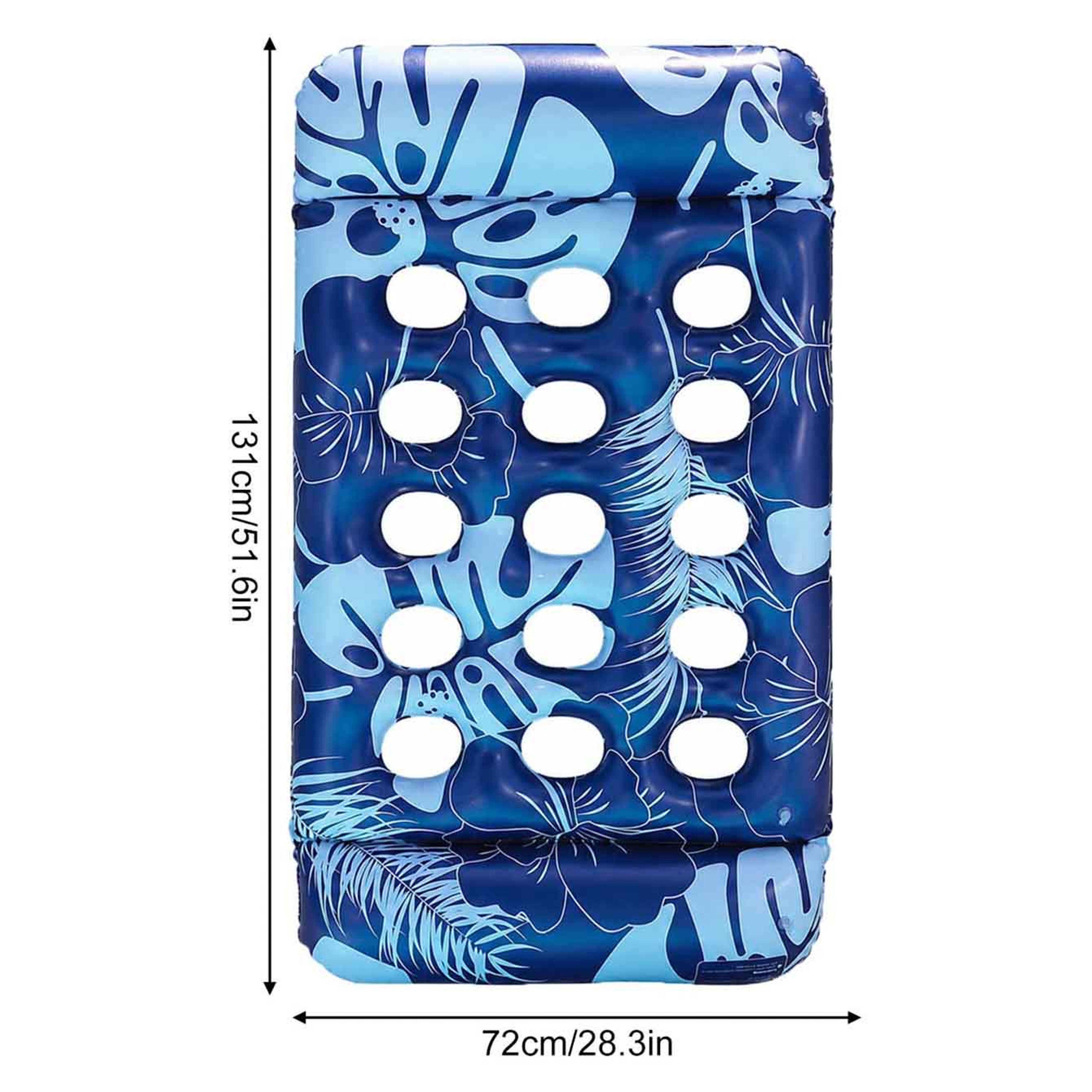 Inflatable Pool Float With Headrest Adult Pool Lounge Raft For Summer Beach  Pool Relaxation 6