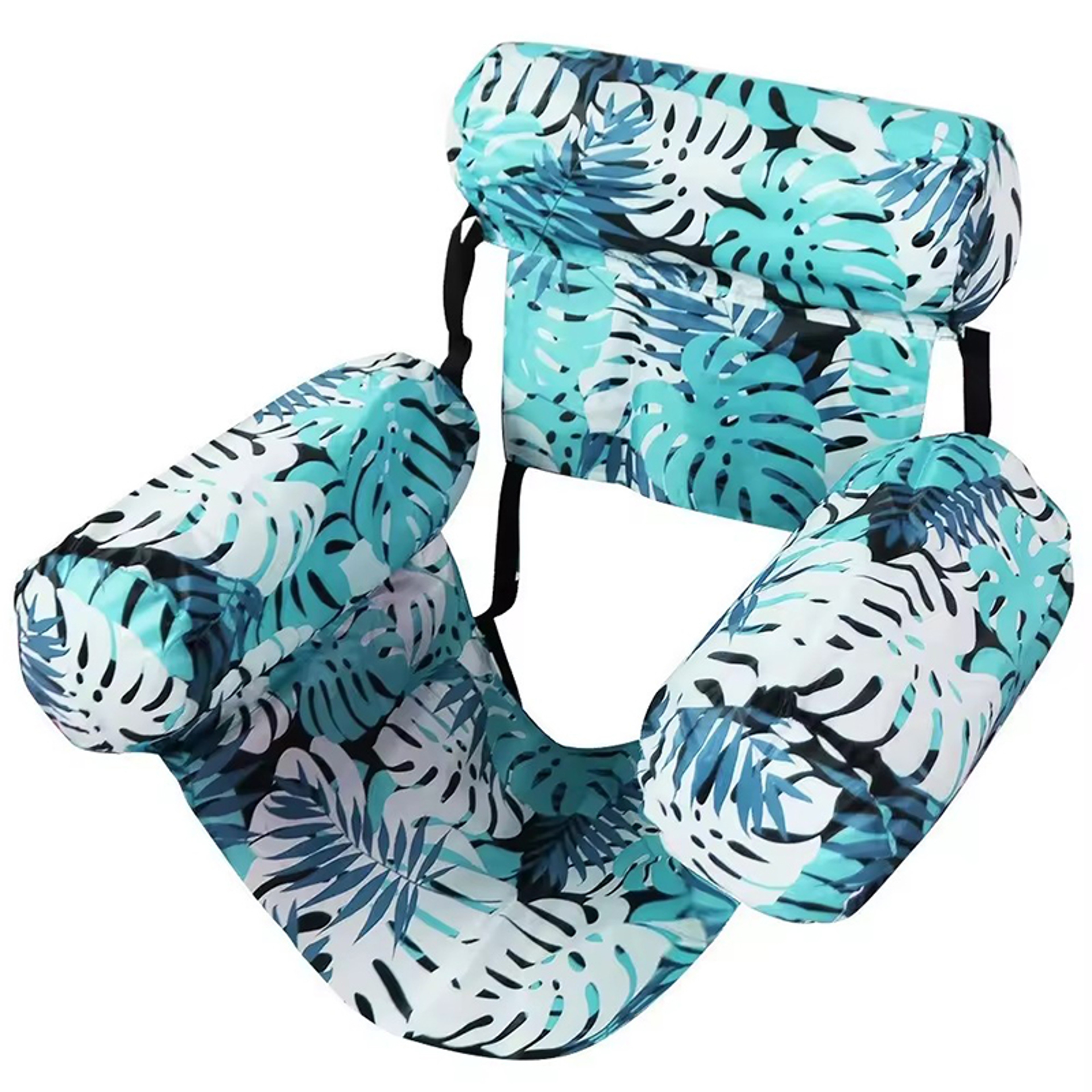 Inflatable Pool Hammock Float Chair Foldable Adult Pool Float  Floating Water Lounge Recliner 3