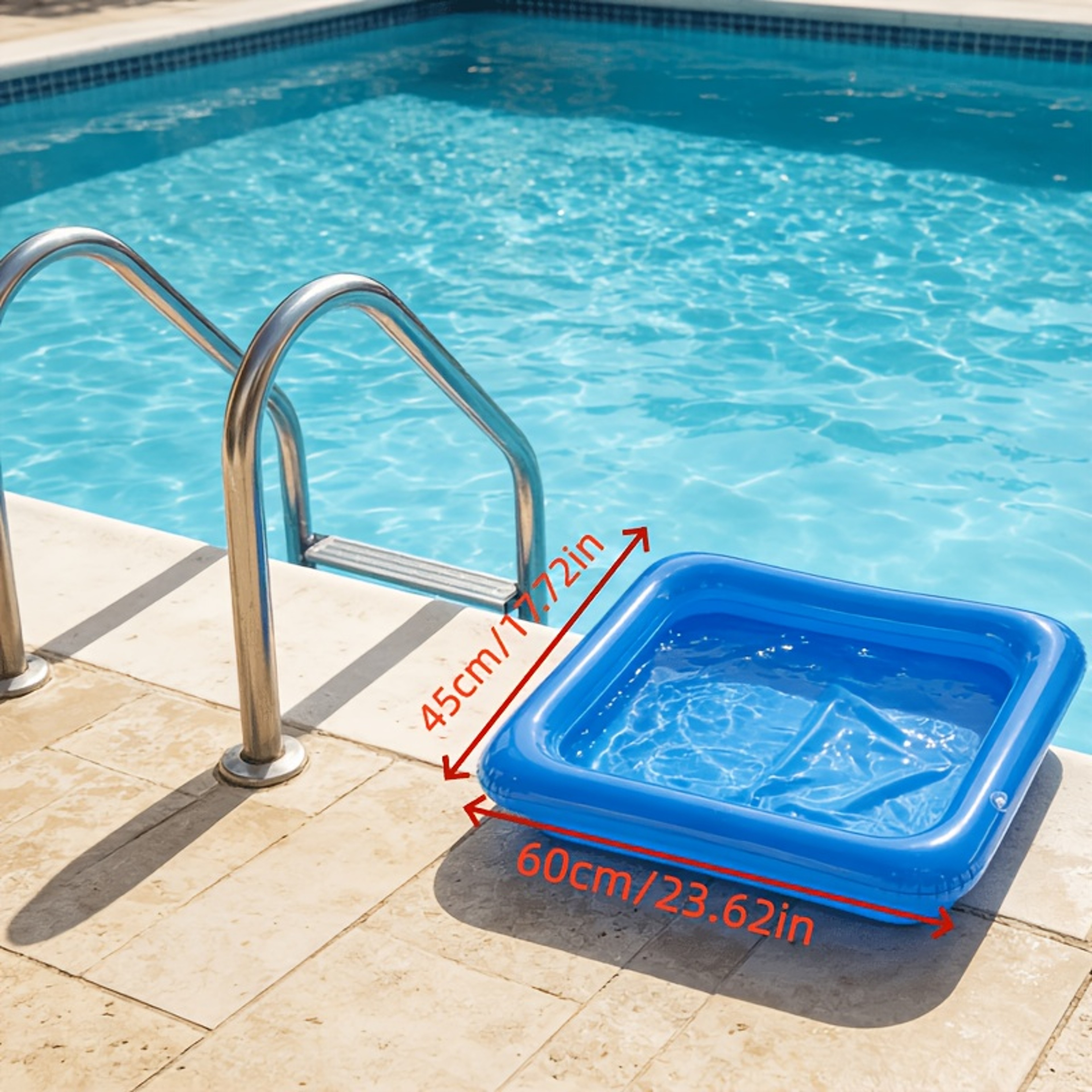 Portable Foldable Wash Basin & Pool Foot Rinse Tub for Home & Outdoor Pool Care – view 7