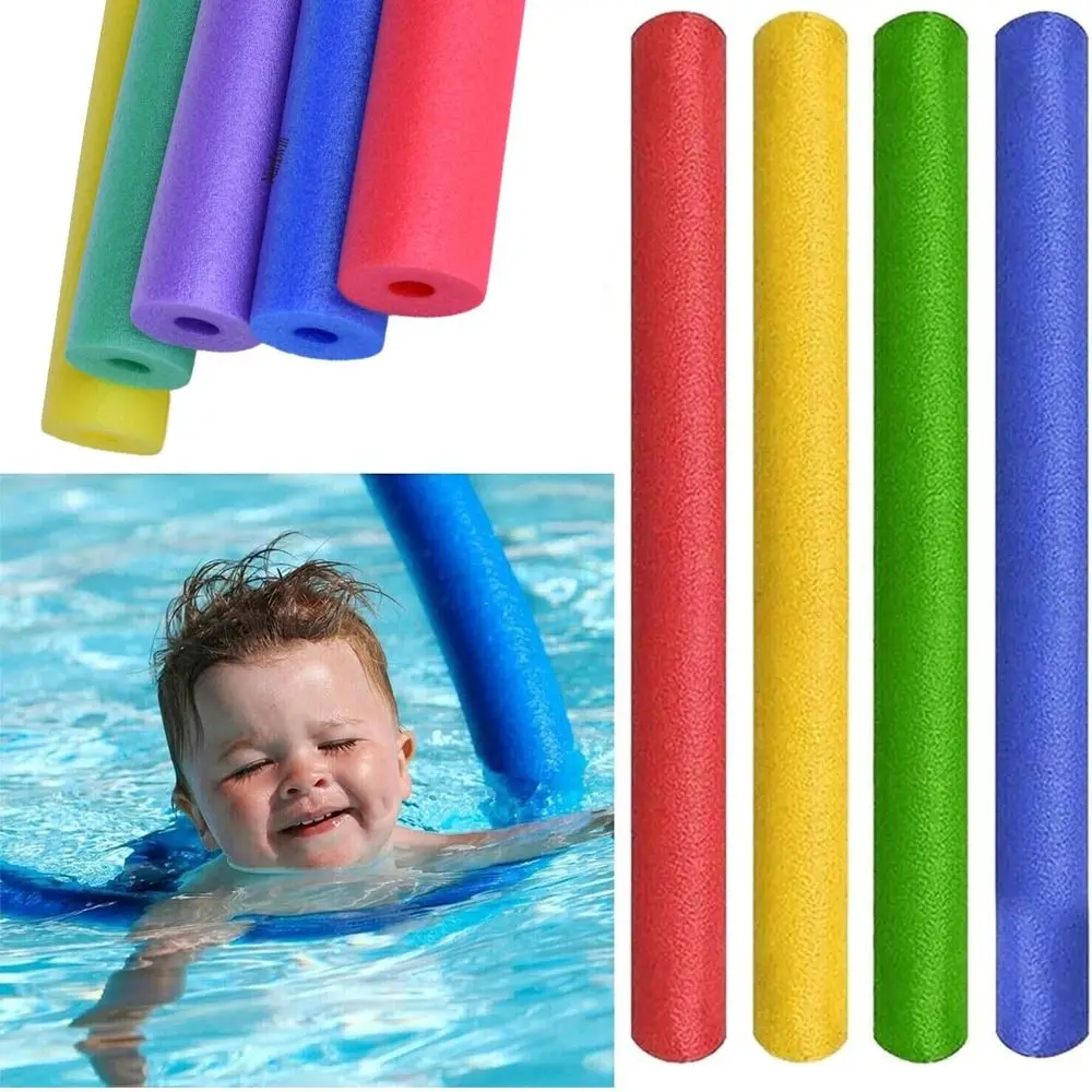 Flexible Pool Noodle Foam Pool Float Stick For Swim Training  Water Exercise 2