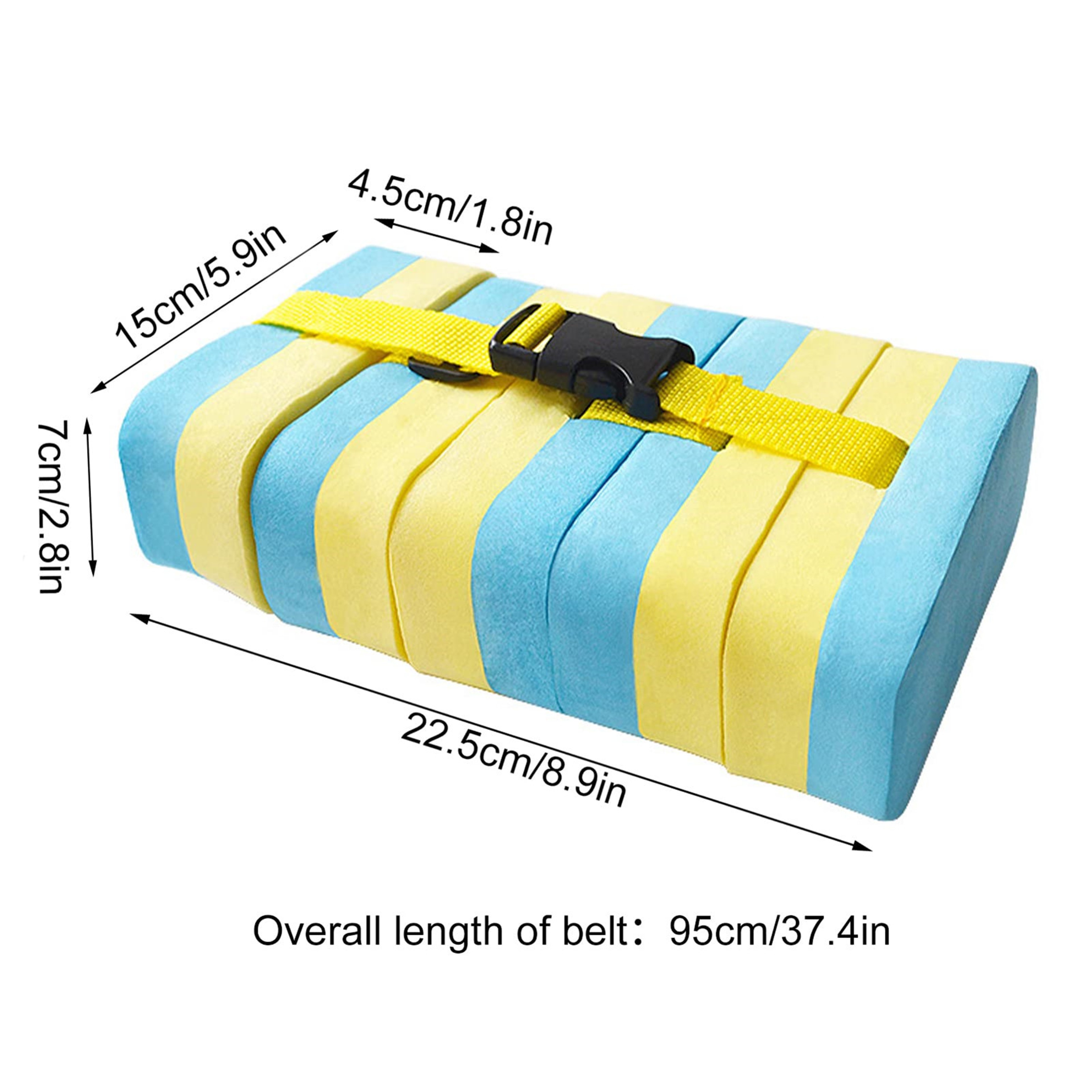 Adjustable Kids Swim Trainer Waist Belt Safe Swim Waist Belt for Beginner Swimming Lessons – view 6