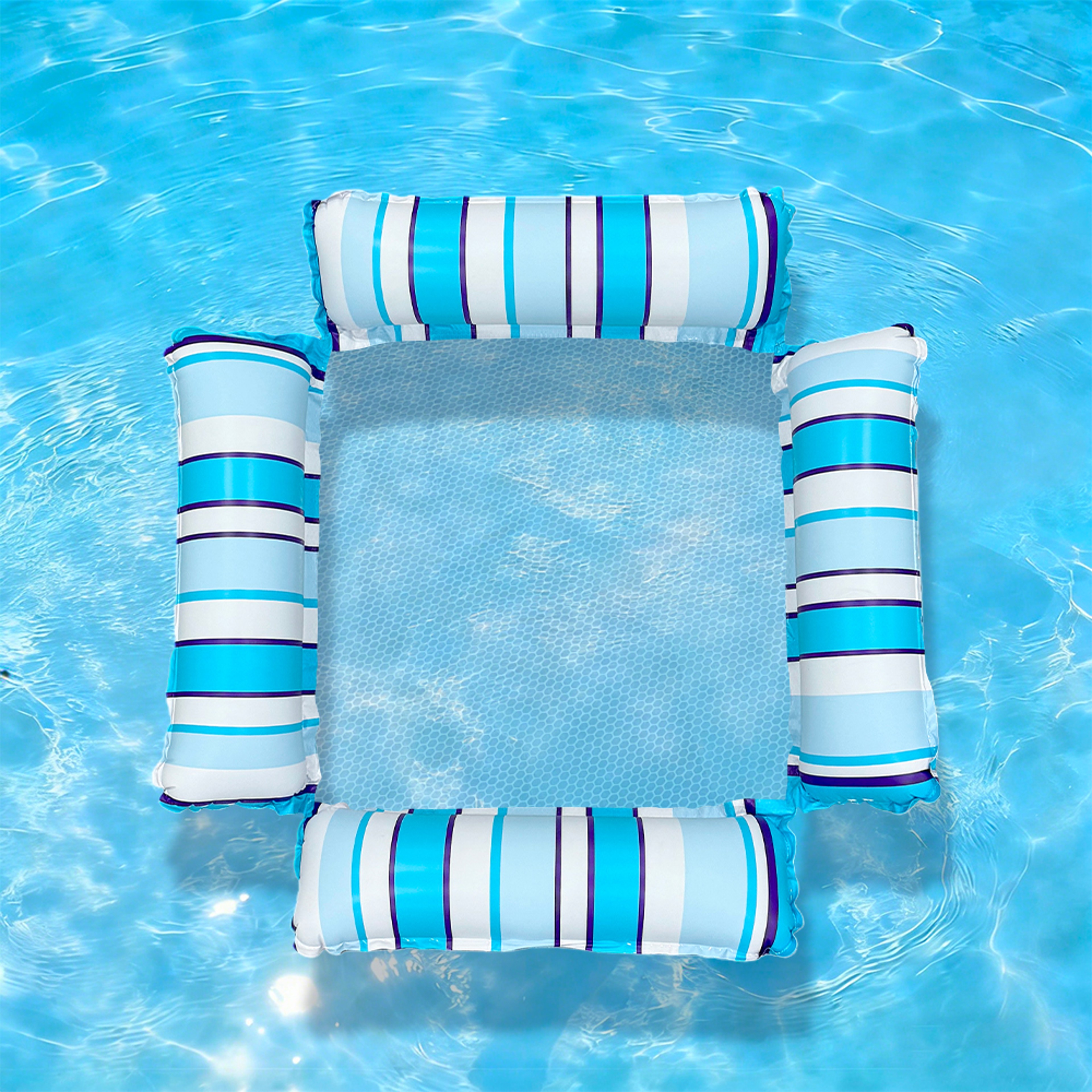 Inflatable Pool Float Lounge Chair Comfortable Floating Pool Seat for Beach, Lake & Pool Relaxation – view 9