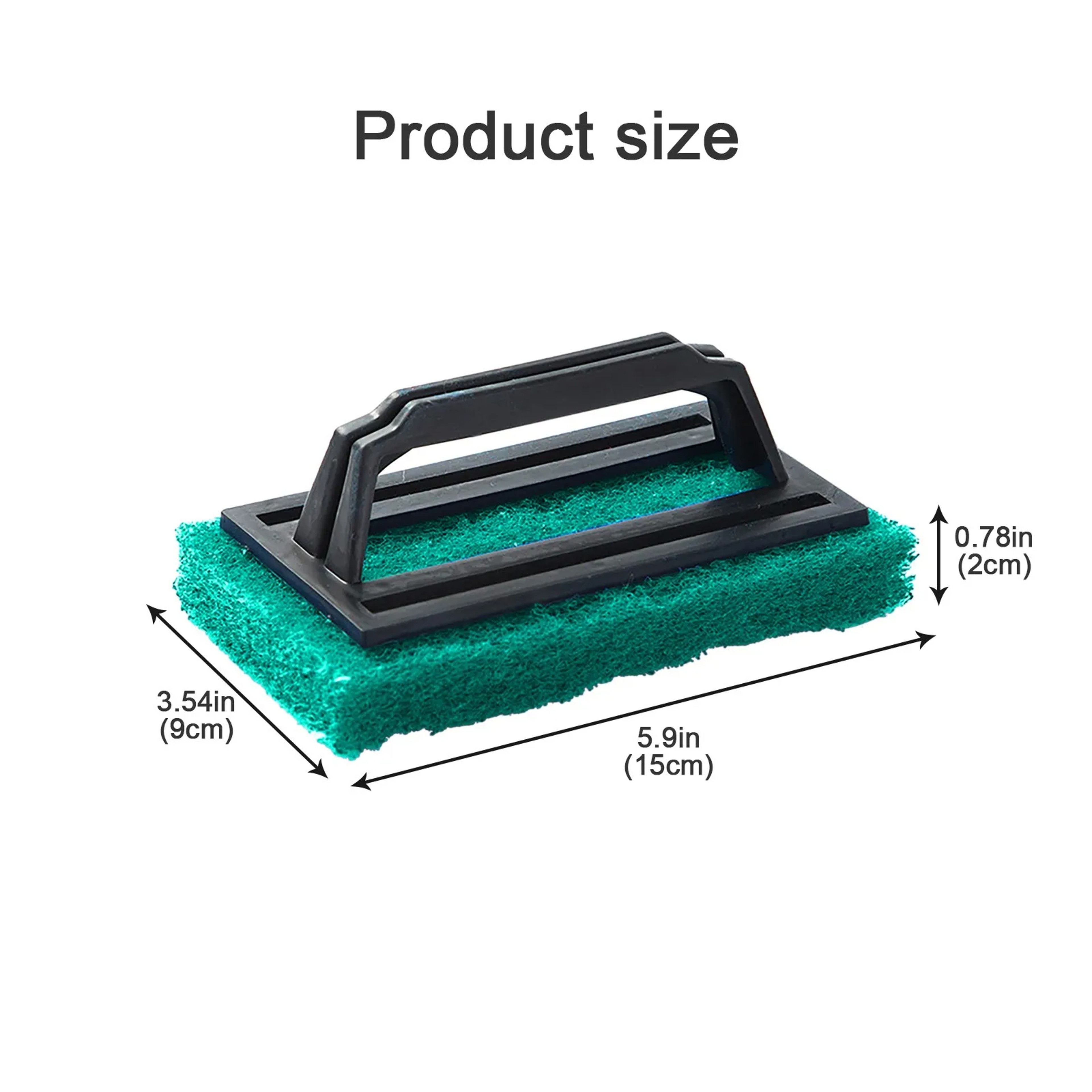 PoolSpark Pool Cleaning Brush  Pool Sponge Brush For Jacuzzi Pool Walls  Waterline Cleaning 1