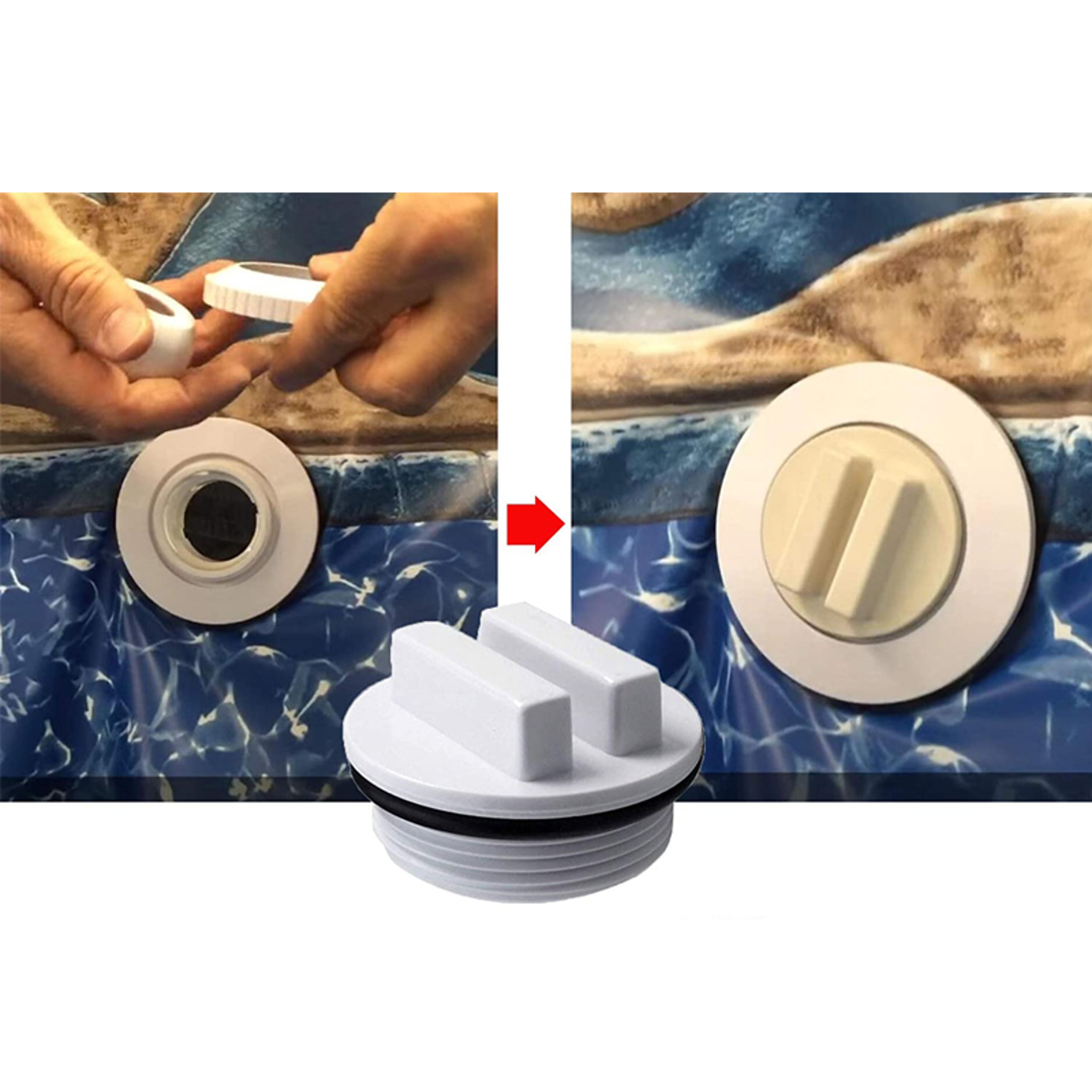 Pool Winterizing Plug Pool Return Line Plug with O Ring for Pool & Spa Protection – view 3
