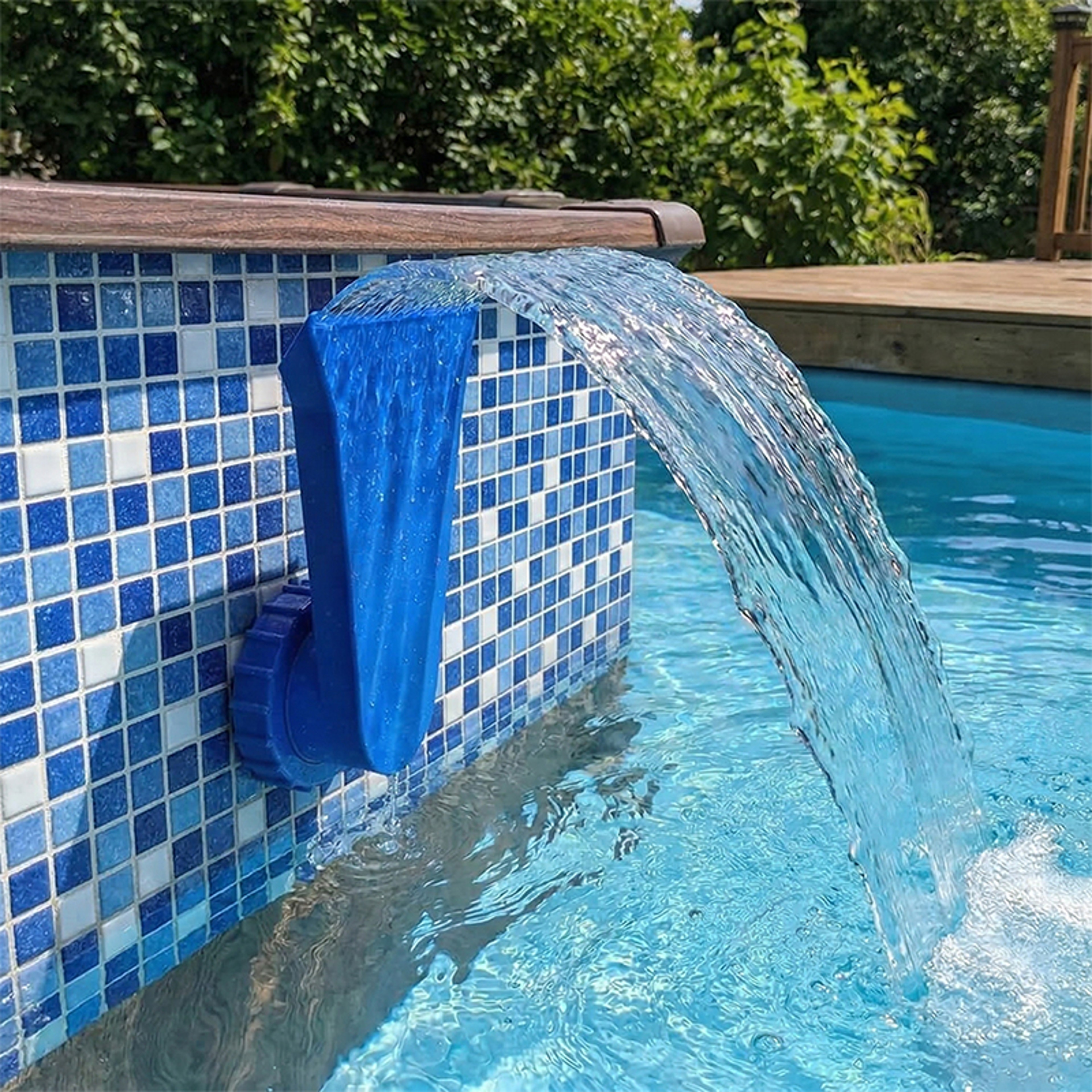 Intex  Bestway Pool Fountain Waterfall Attachment Easy Install Pool Water Feature Nozzle 1