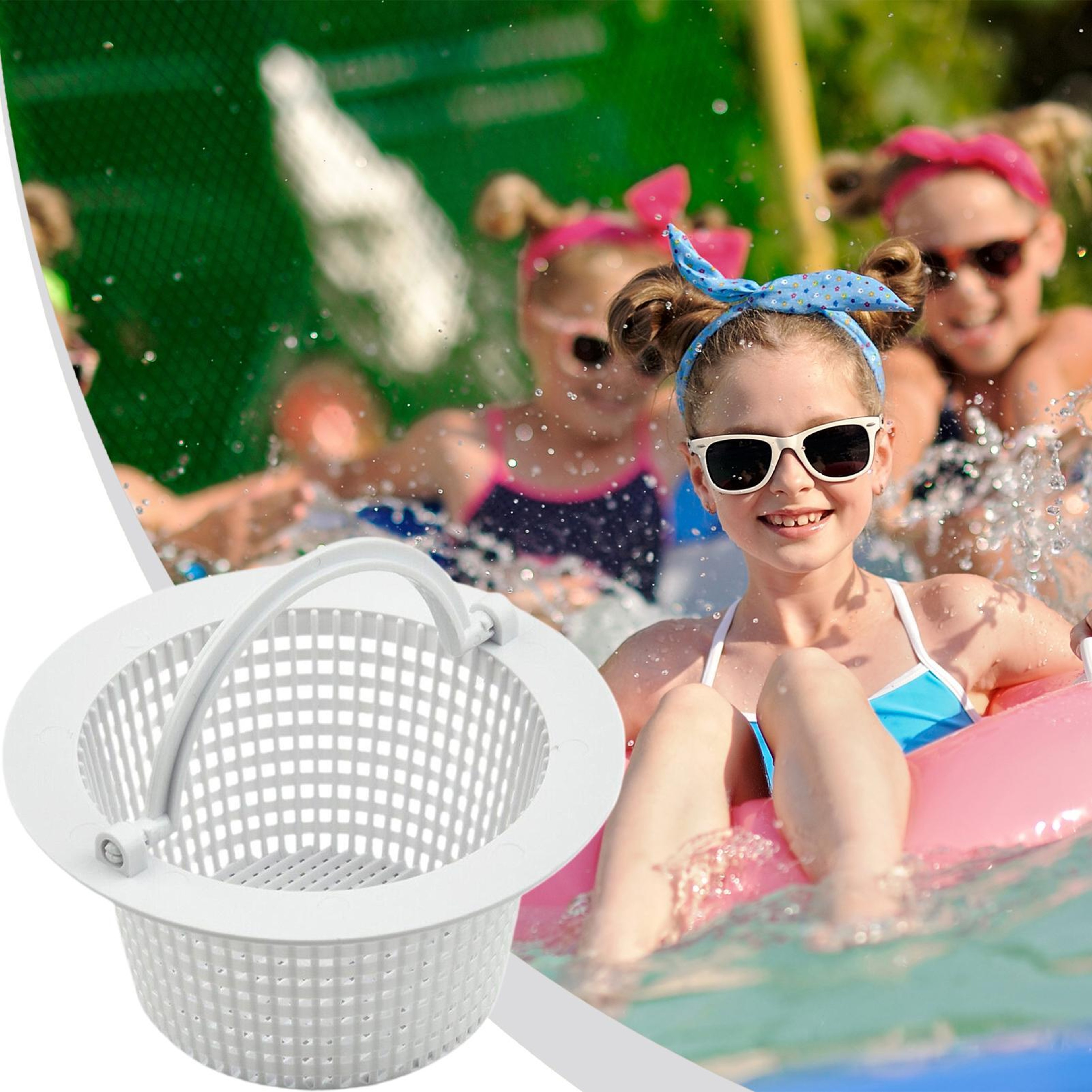Premium Pool Skimmer Basket Replacement Strainer For Efficient Pool Debris Removal 1