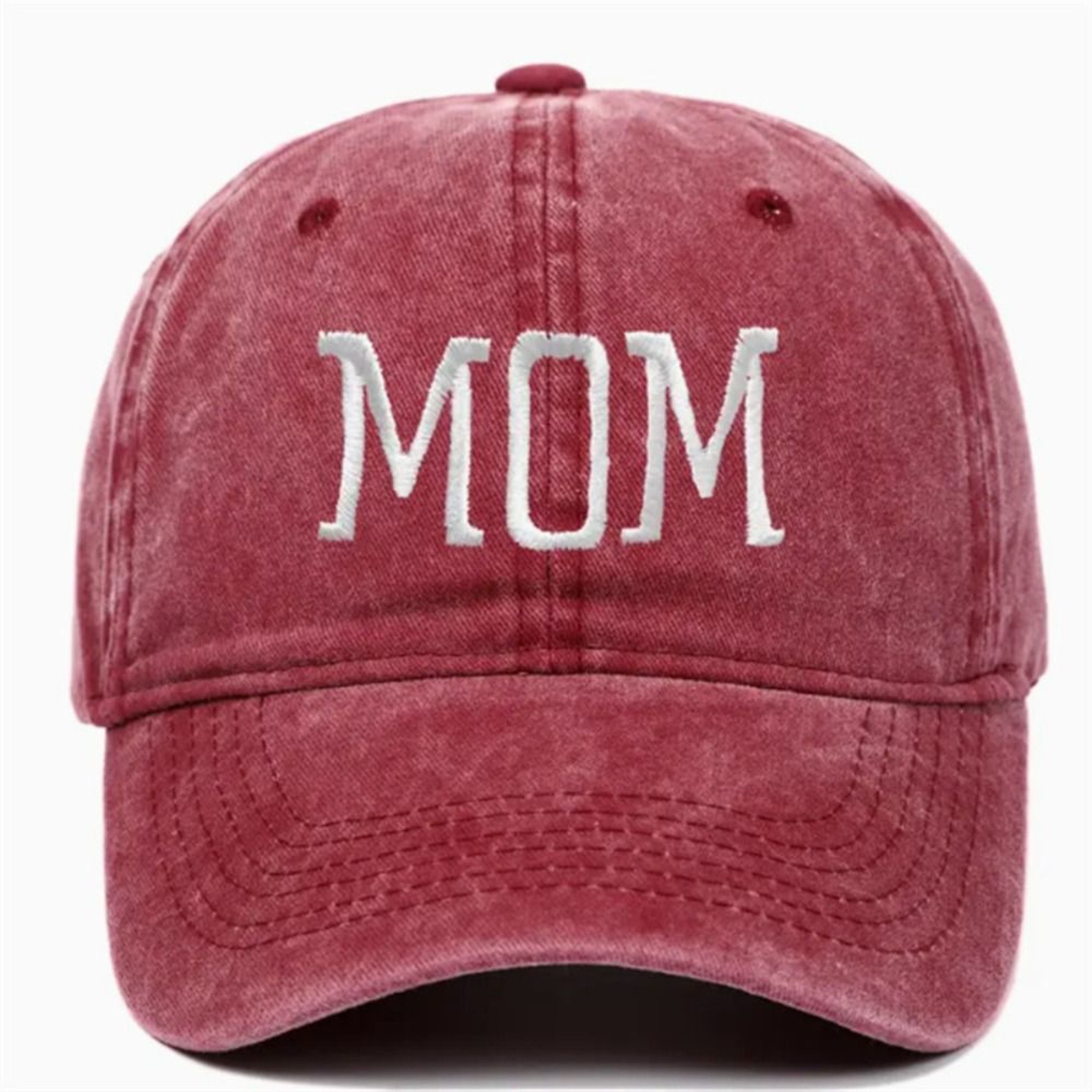 Vintage Dad Baseball Cap & Mom Embroidered Adjustable Distressed Cotton Hat for Everyday Style – view 9