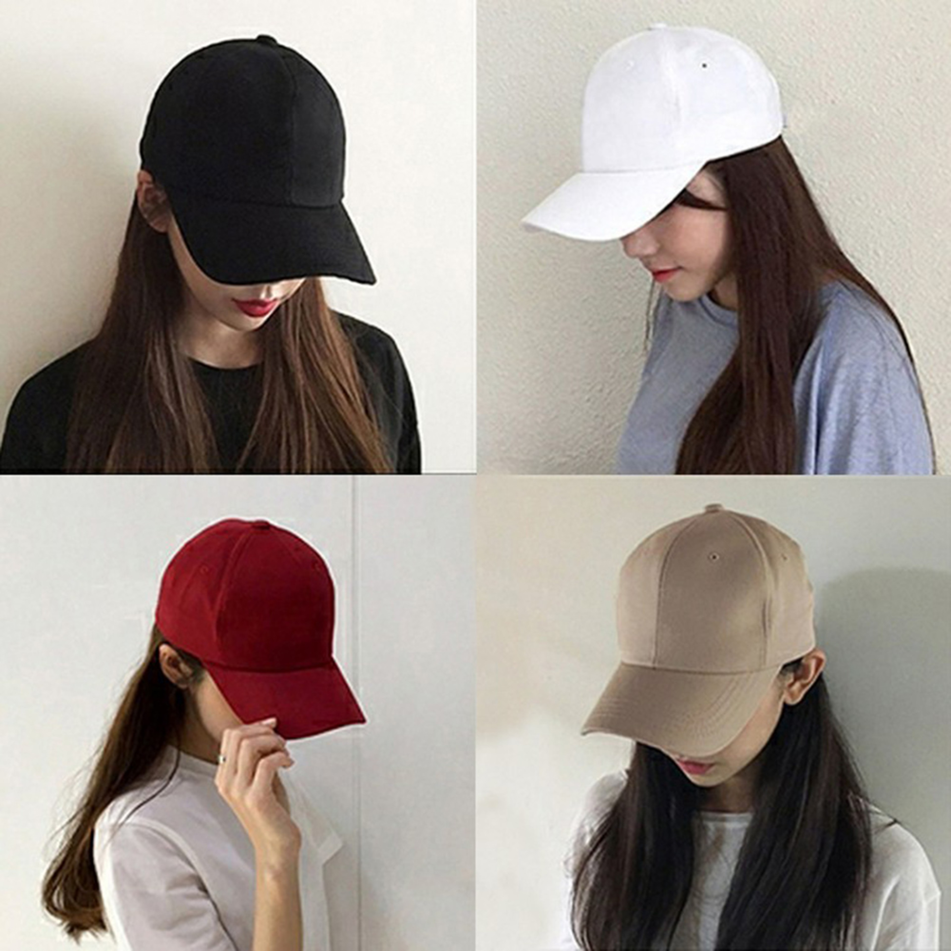 Classic Baseball Cap Adjustable Snapback Hat For Men  Women Lightweight Summer Sun Visor 2