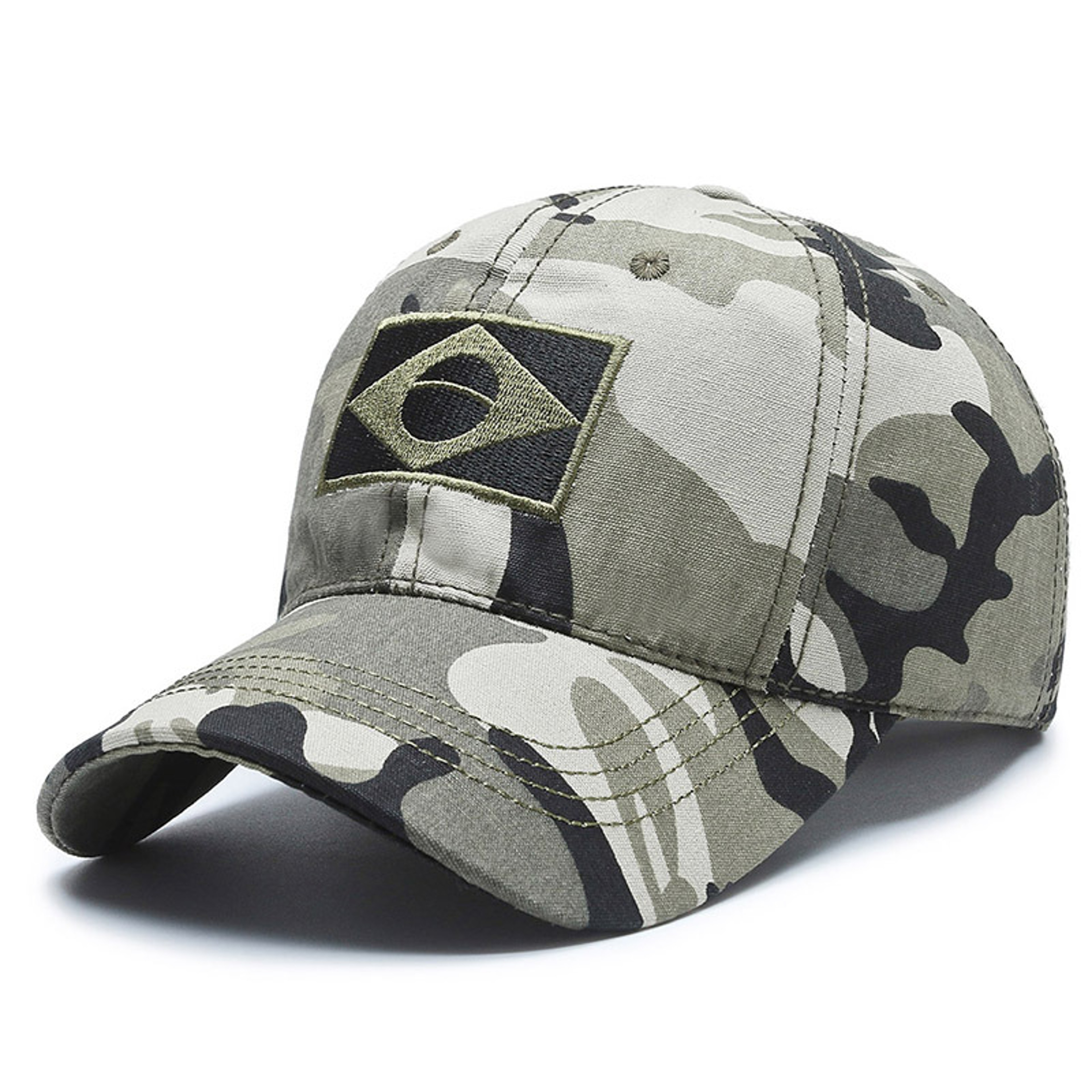 Tactical Camouflage Baseball Cap Adjustable Mens Sun Protection Hat For Outdoor Sports  Casual Wear 0