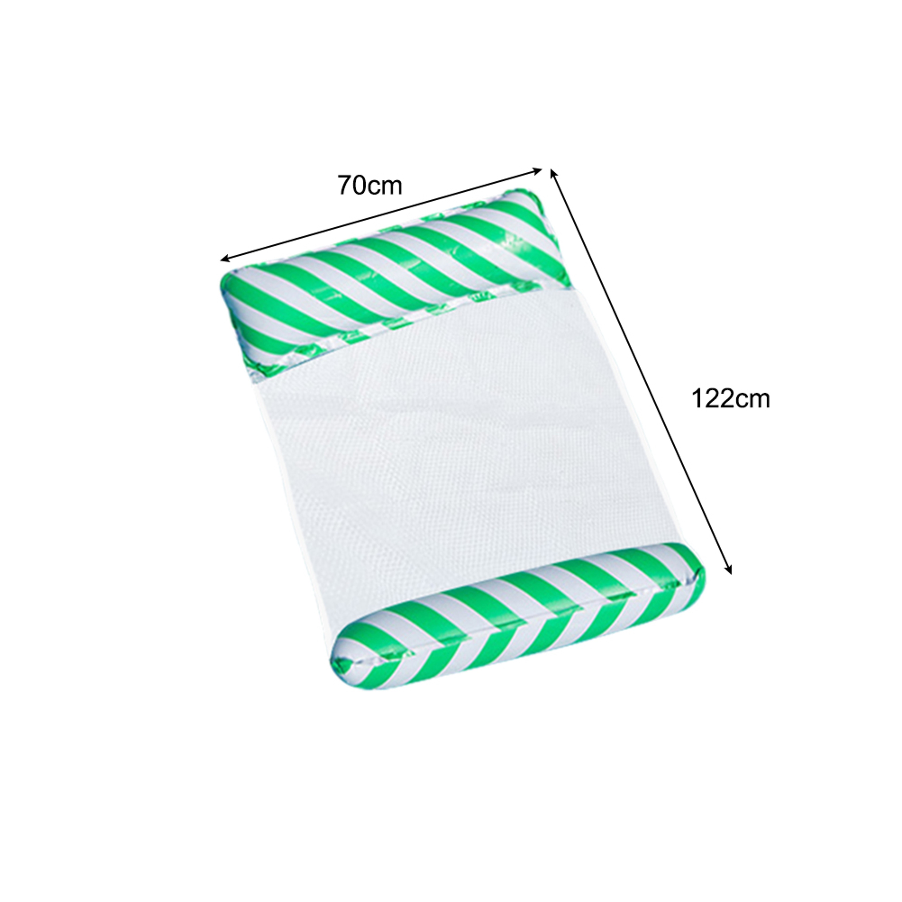Foldable Water Hammock Inflatable Pool Float with Mesh Seat & Backrest for Beach and Pool Relaxation – view 7
