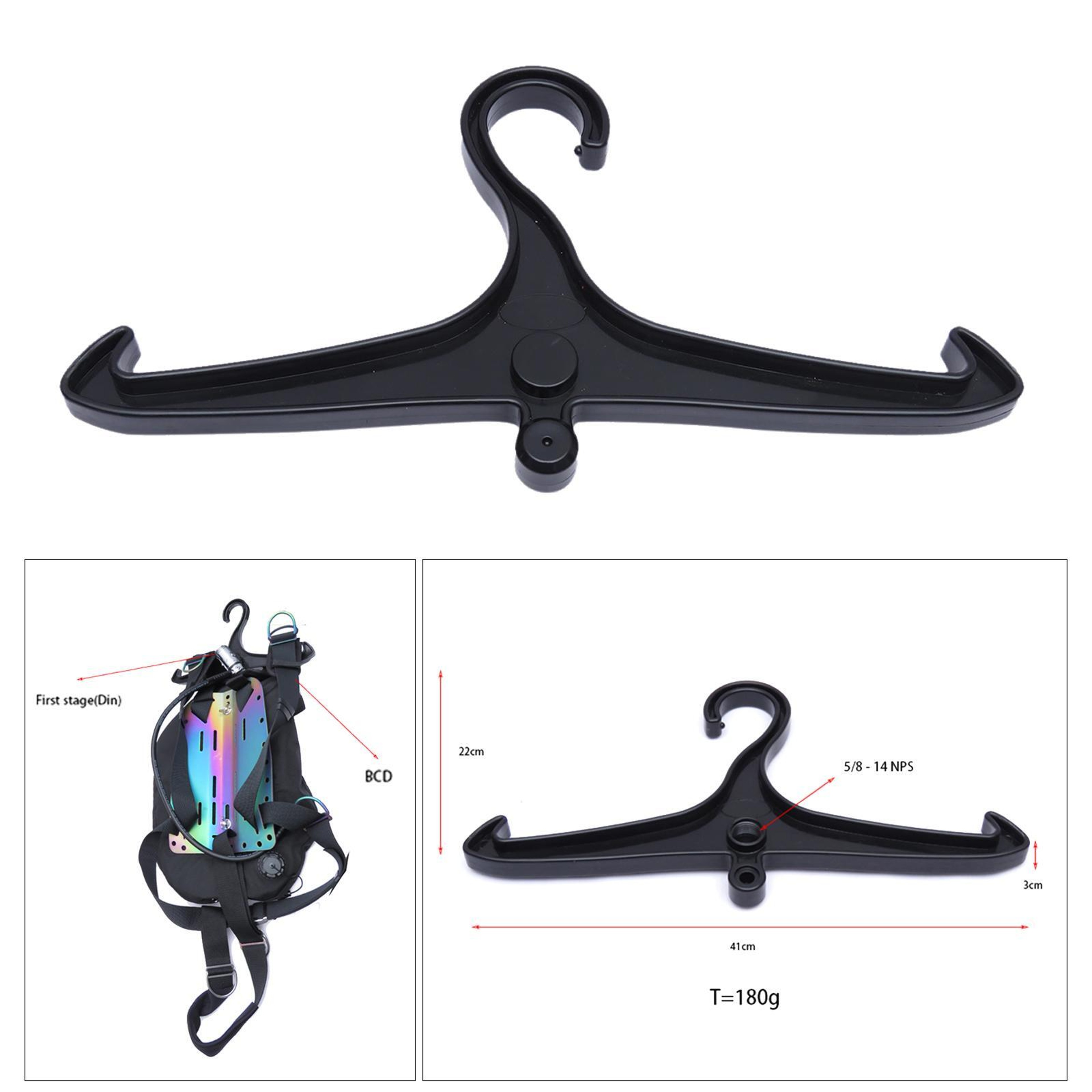 Multi Purpose Scuba Gear Hanger  BCD Hanger For Wetsuits Boots And Snorkeling Equipment 0