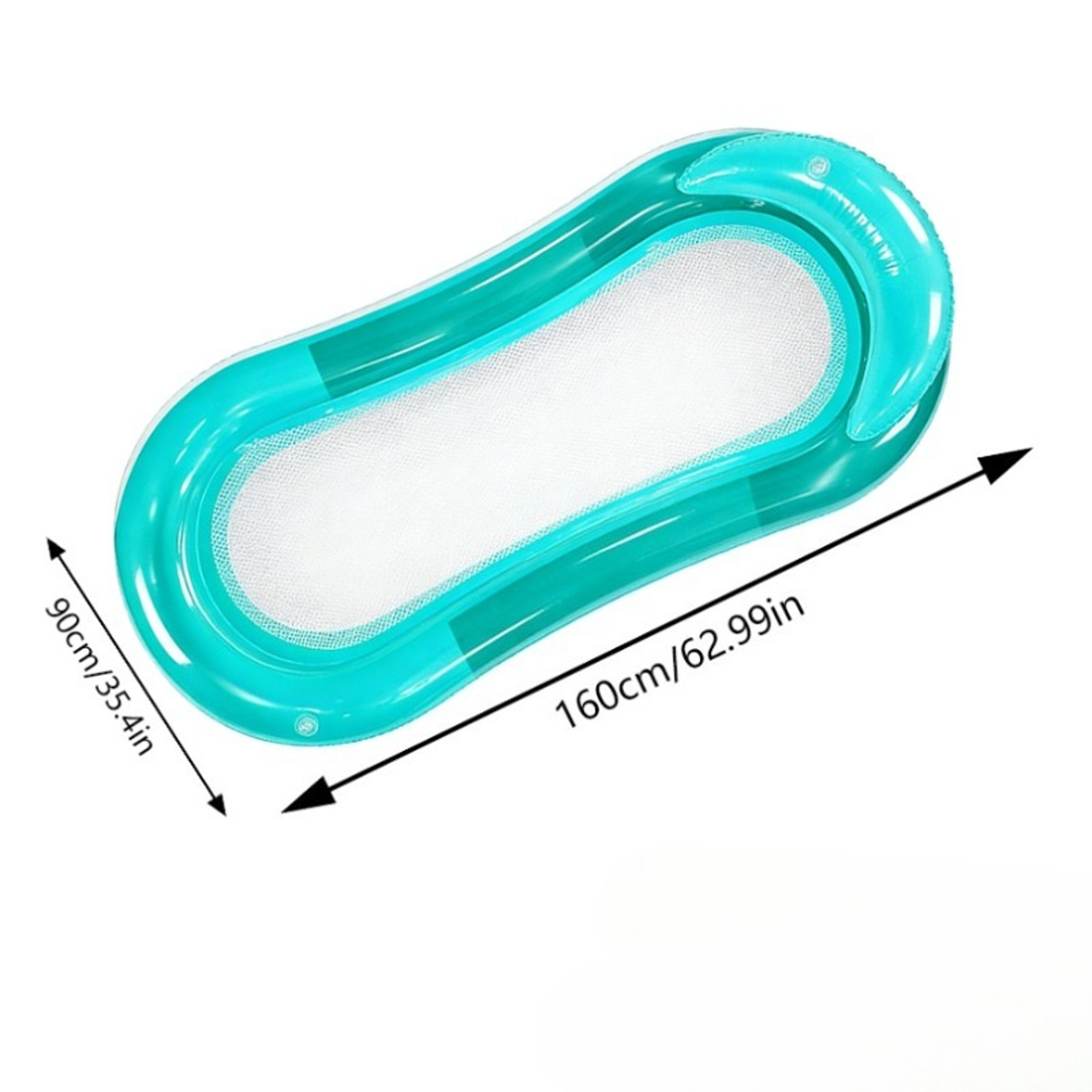 Foldable Water Hammock Inflatable Pool Float Lounge Bed for Swimming Pools & Beach Relaxation – view 7