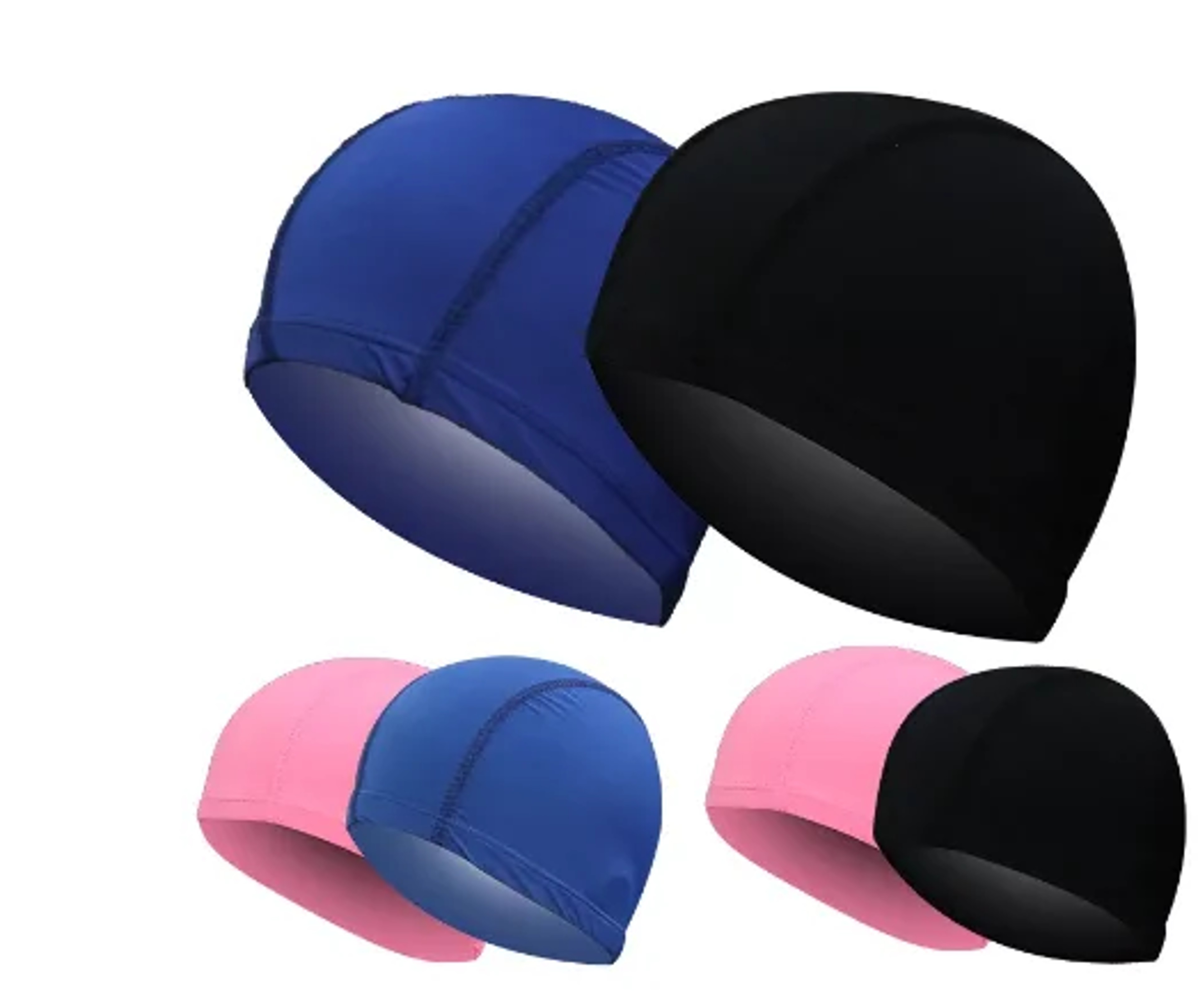 Thin Swimming Cap For Long Hair Comfortable Nylon Swim Cap With Ear Protection 0