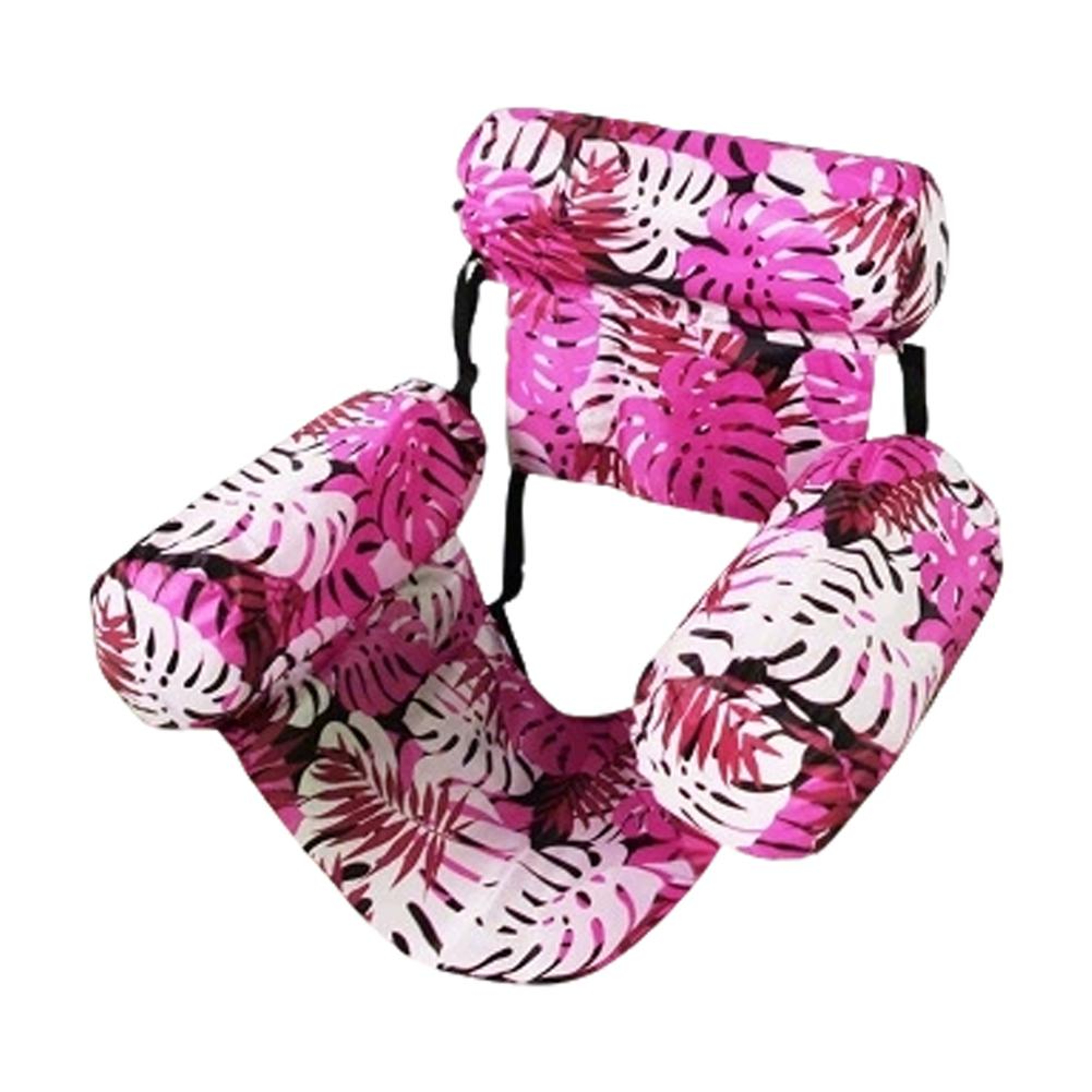 Inflatable Pool Float Chair With Backrest Foldable Pool Float Seat For Pool Beach And Lake Relaxati 5