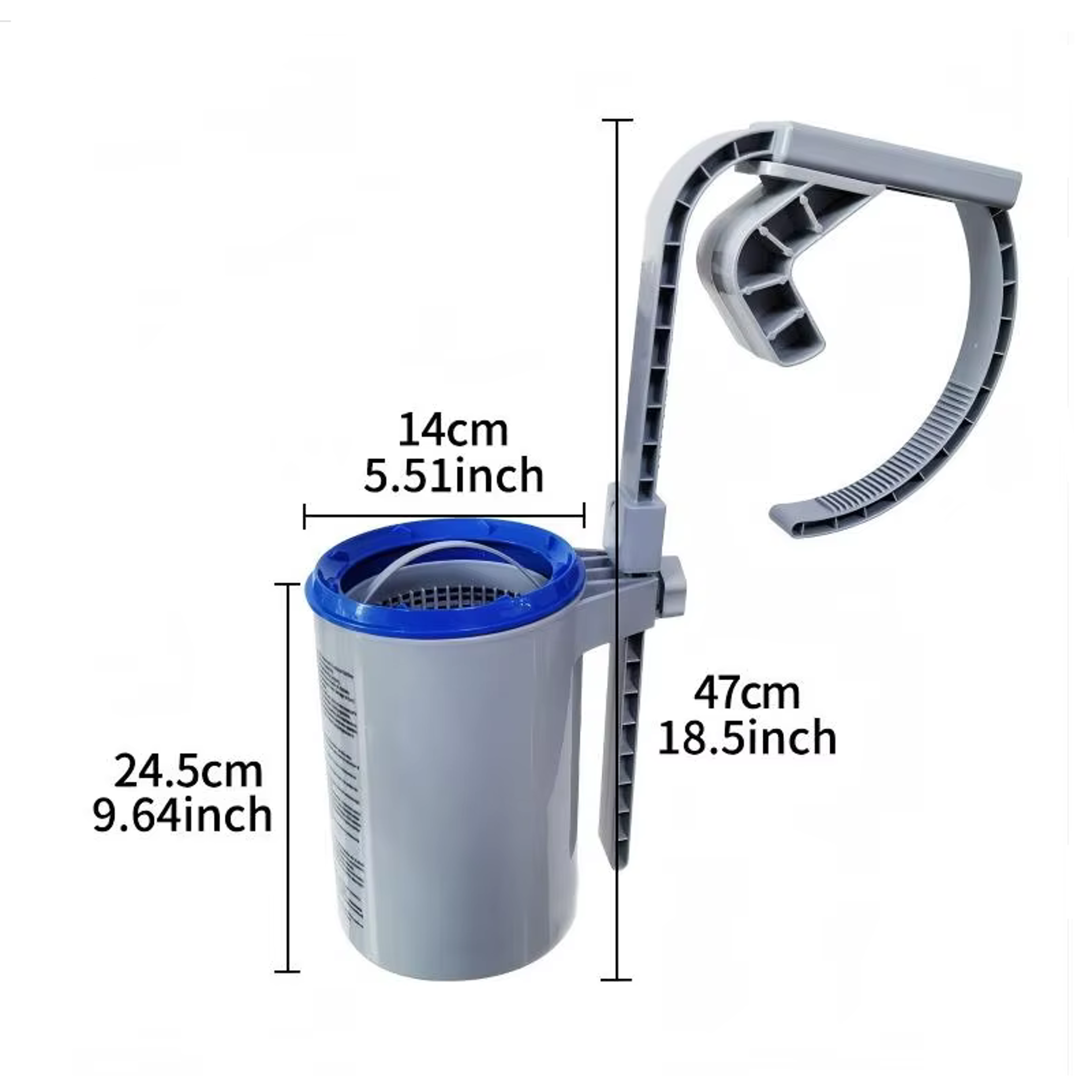 Wall Mount Pool Surface Skimmer With Removable Cleaning Basket For Above Ground Swimming Pools 3