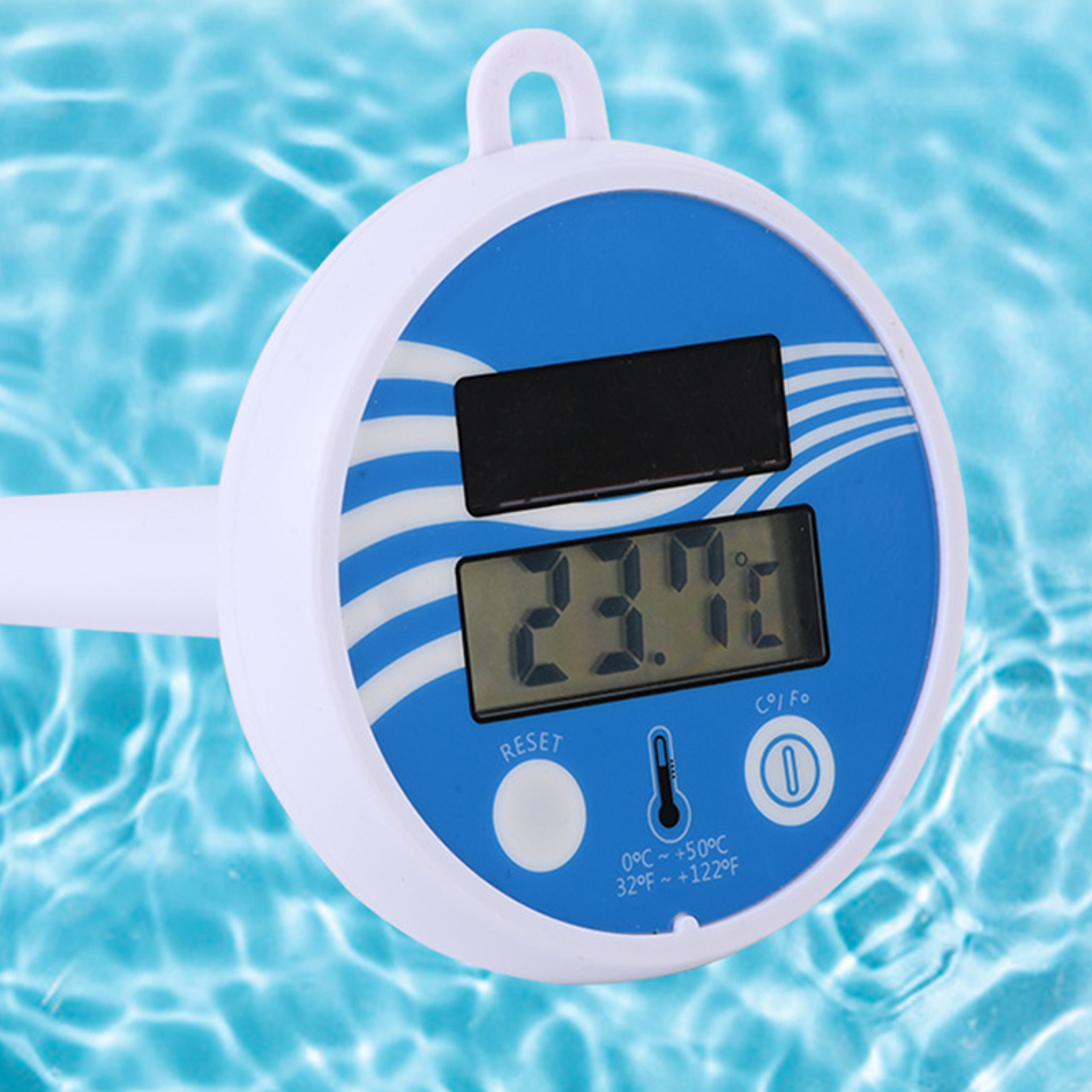 Solar Floating Digital Pool Thermometer with LCD Display for Pools, Spas & Hot Tubs – view 5
