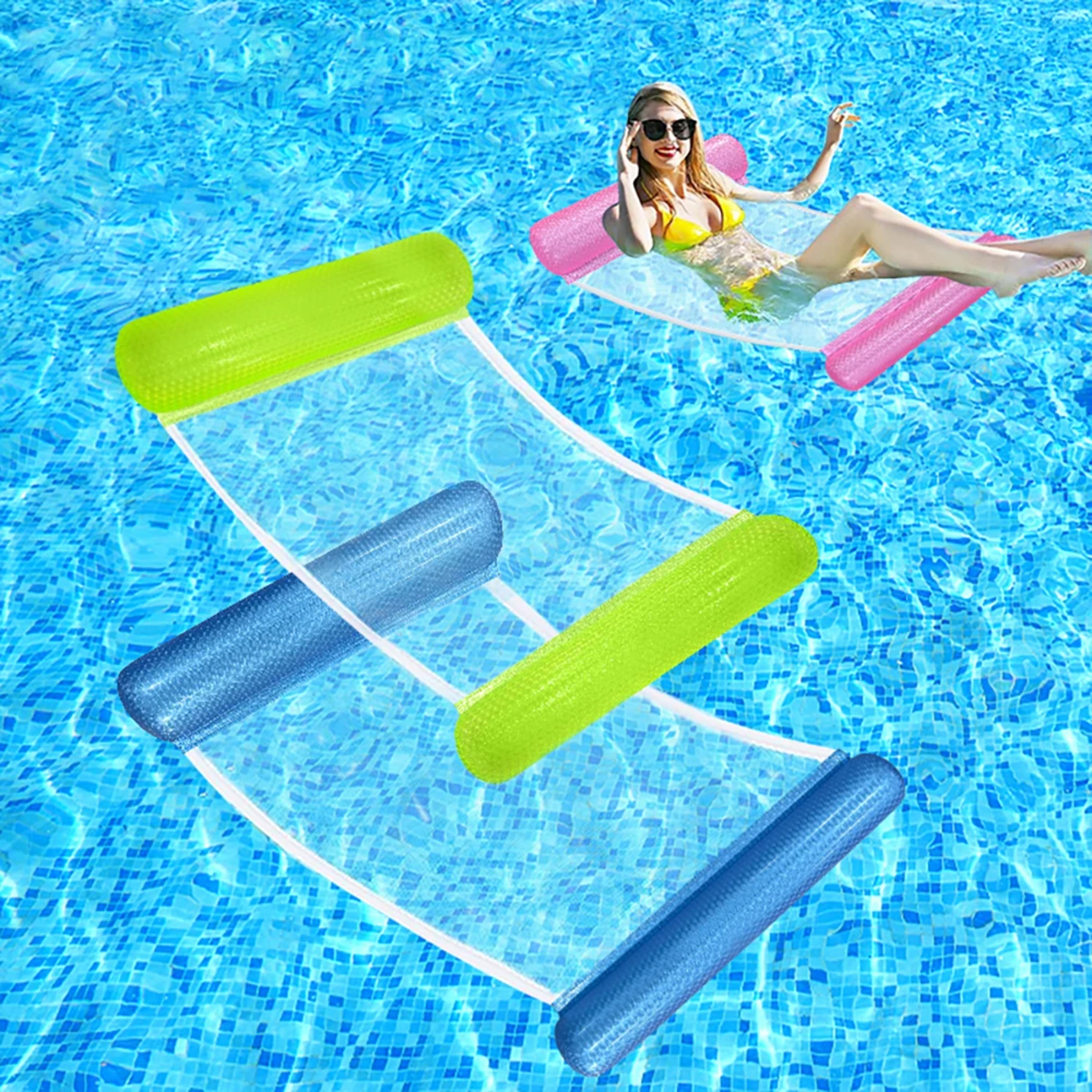 Inflatable Pool Hammock Float Portable Water Hammock Floating Bed for Pool, Lake & Beach Relaxation – view 4