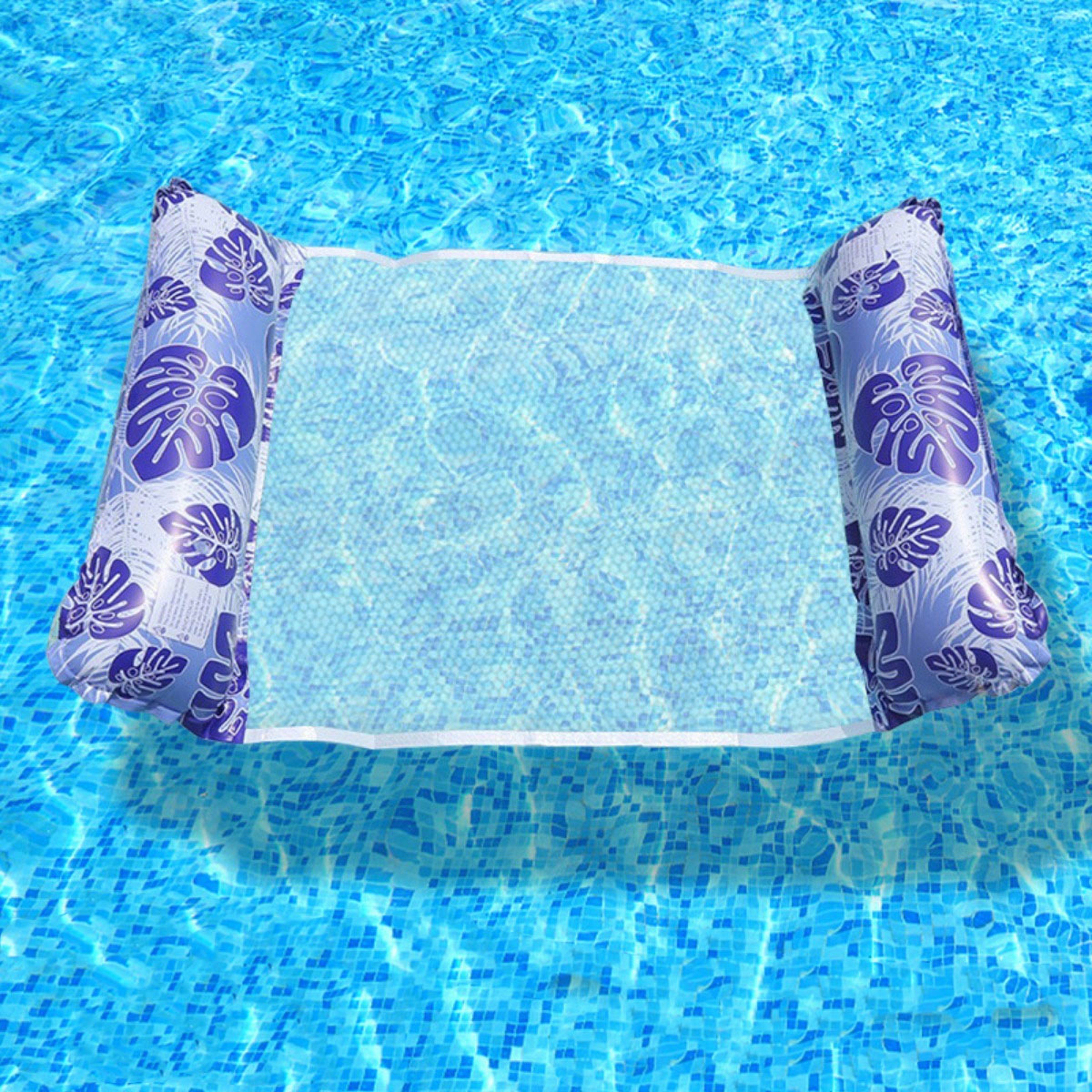 Versatile Inflatable Pool Hammock Foldable Pool Float For Adults Water Hammock Lounger 6
