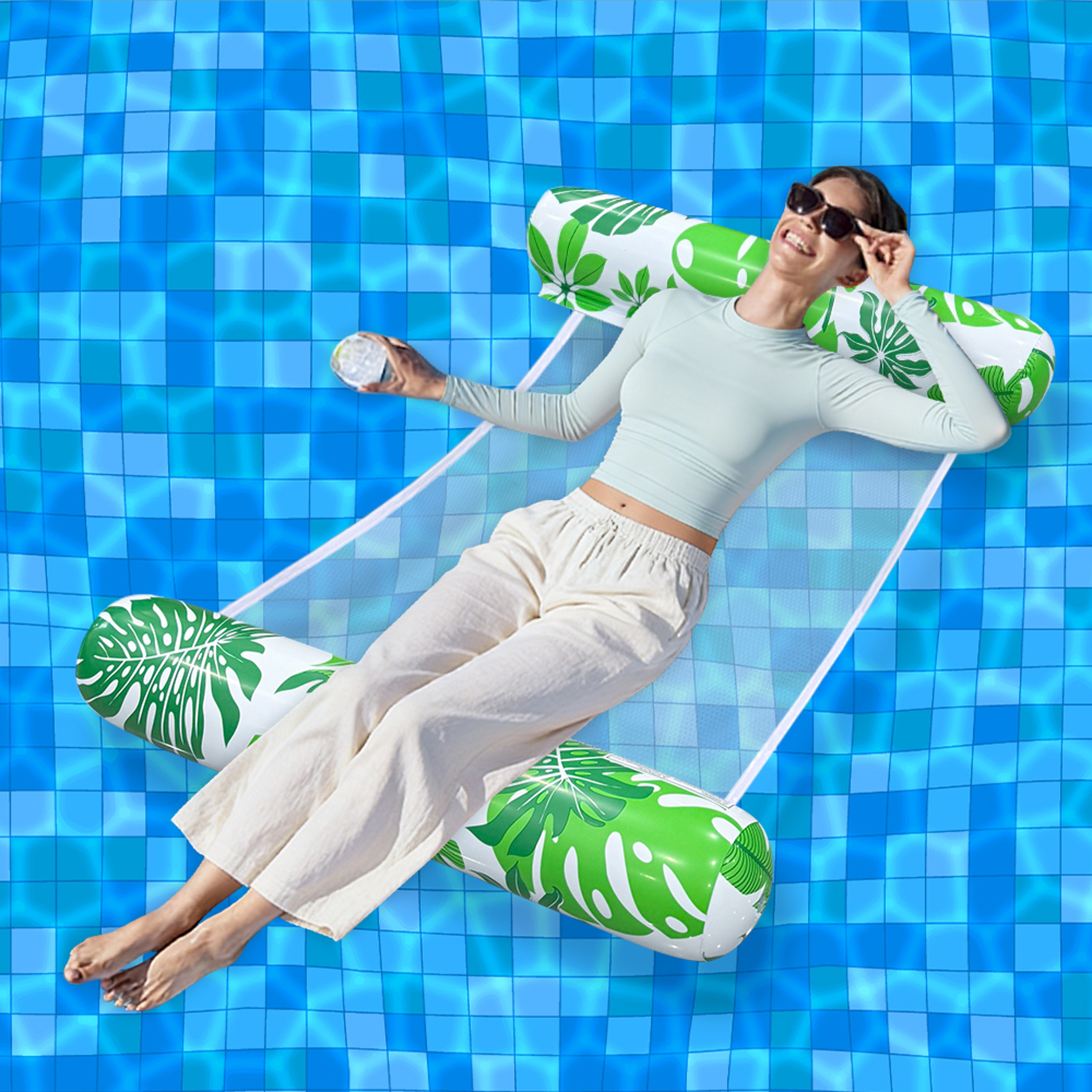 Inflatable Pool Float Lounge Chair Portable Floating Lounge Chair for Pool, Beach & Lake Relaxation – view 5