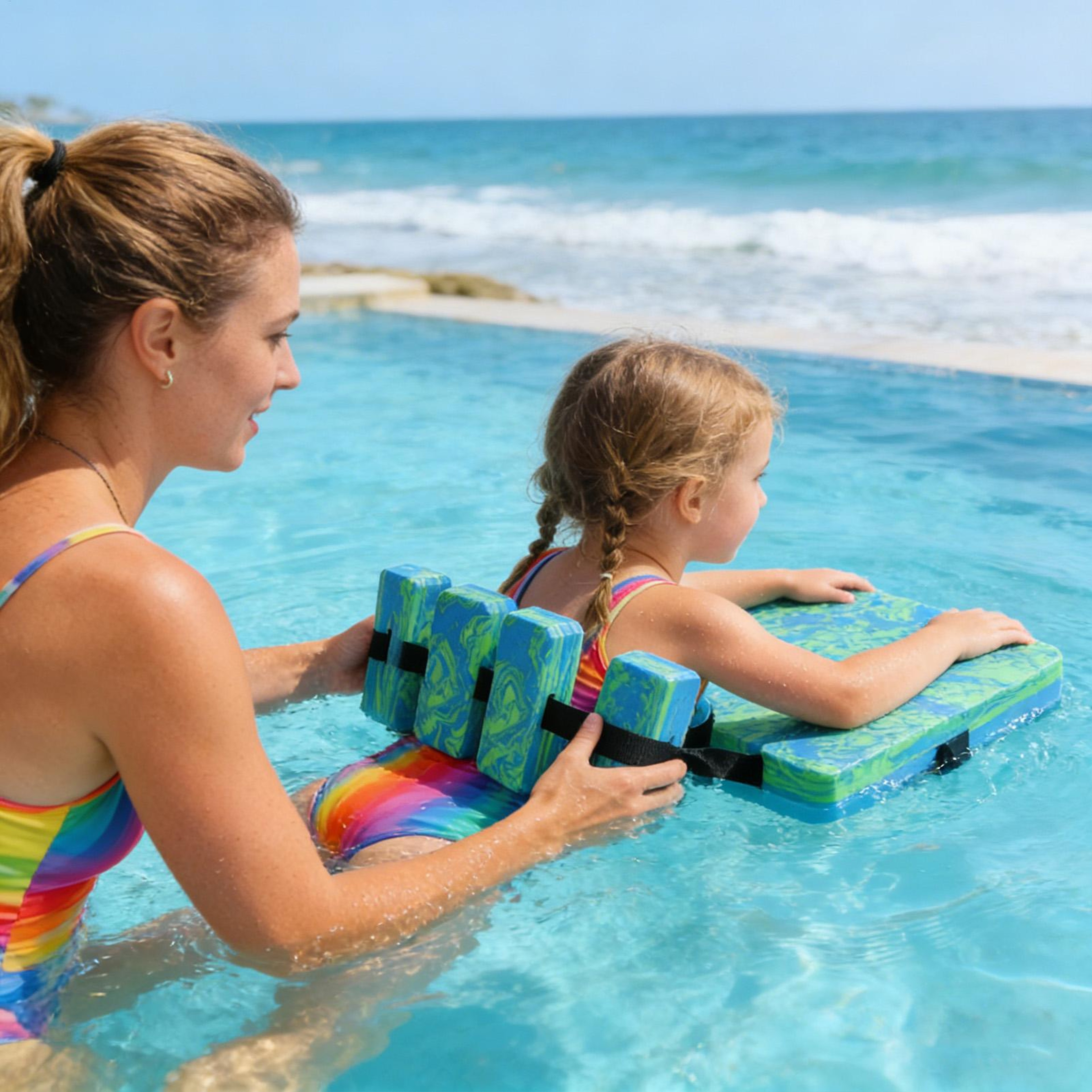 Adjustable Swim Training Belt EVA Water Aerobics Belt for Pool Fitness & Swim Support – view 4