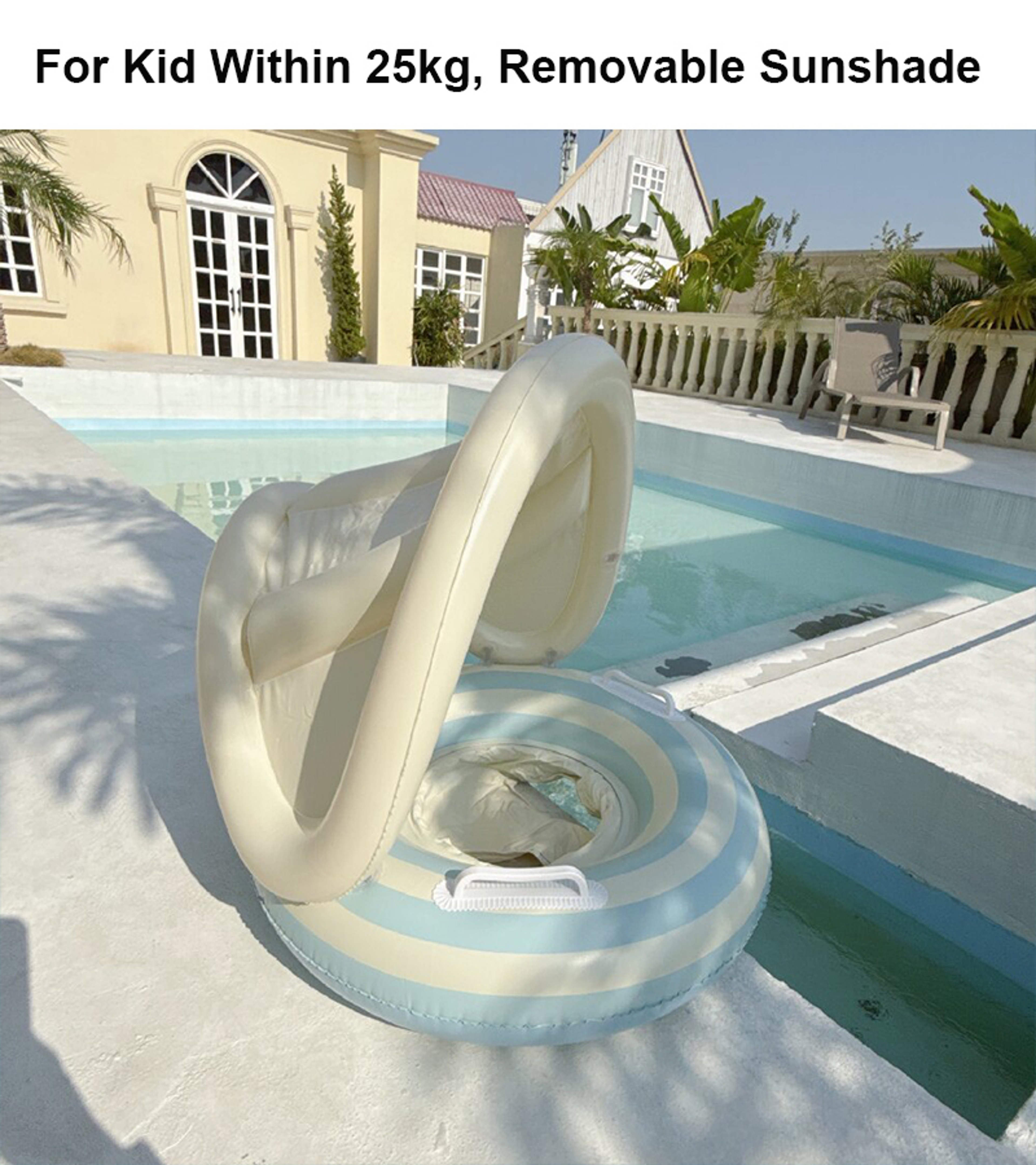 Inflatable Swim Ring Summer Pool Float For Kids  Adults Durable Swimming Tube For Beach  Pool Fun 2