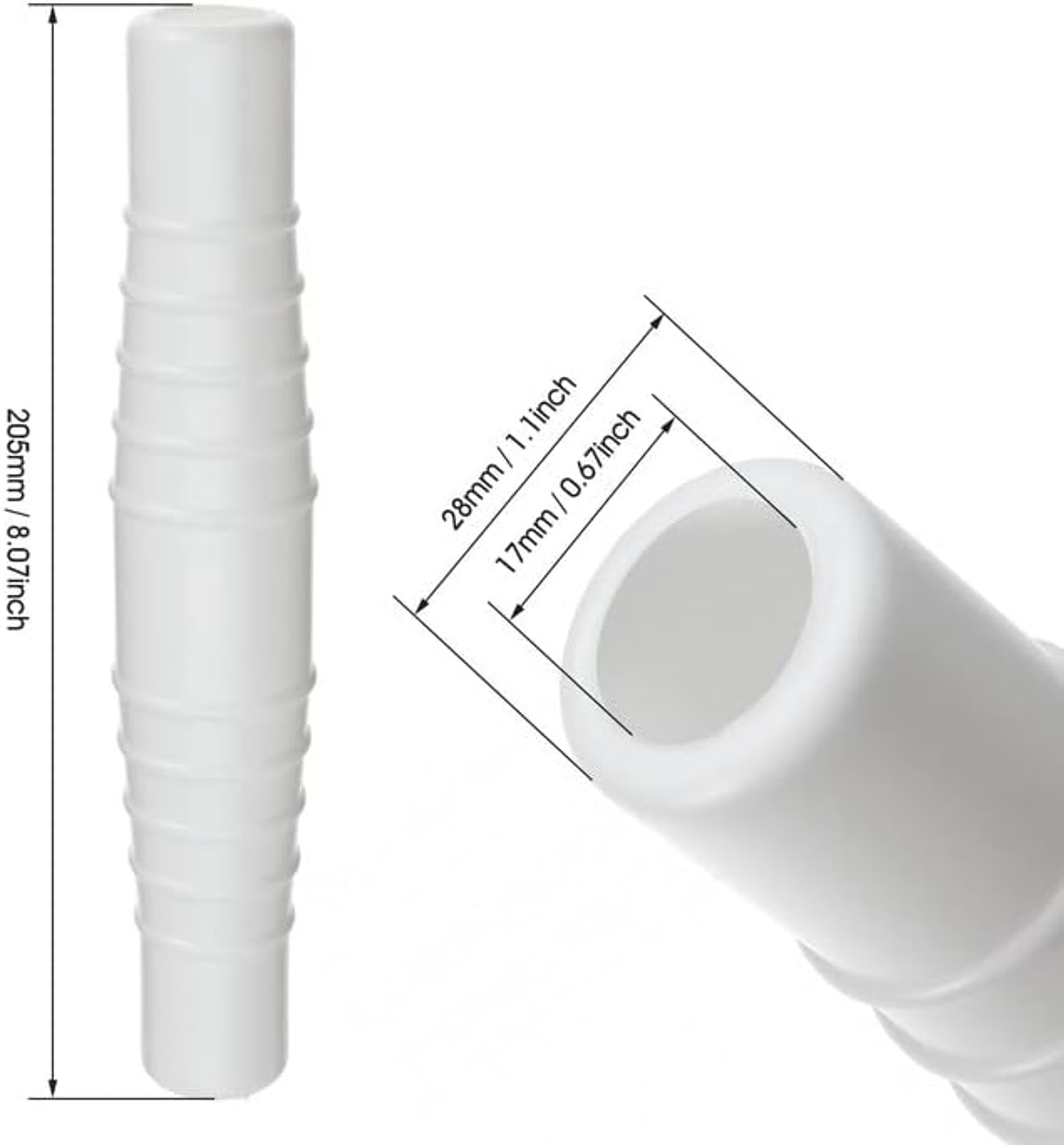 Universal Pool Hose Connector Pool Hose Coupling for Vacuum & Filter Pump Systems – view 3