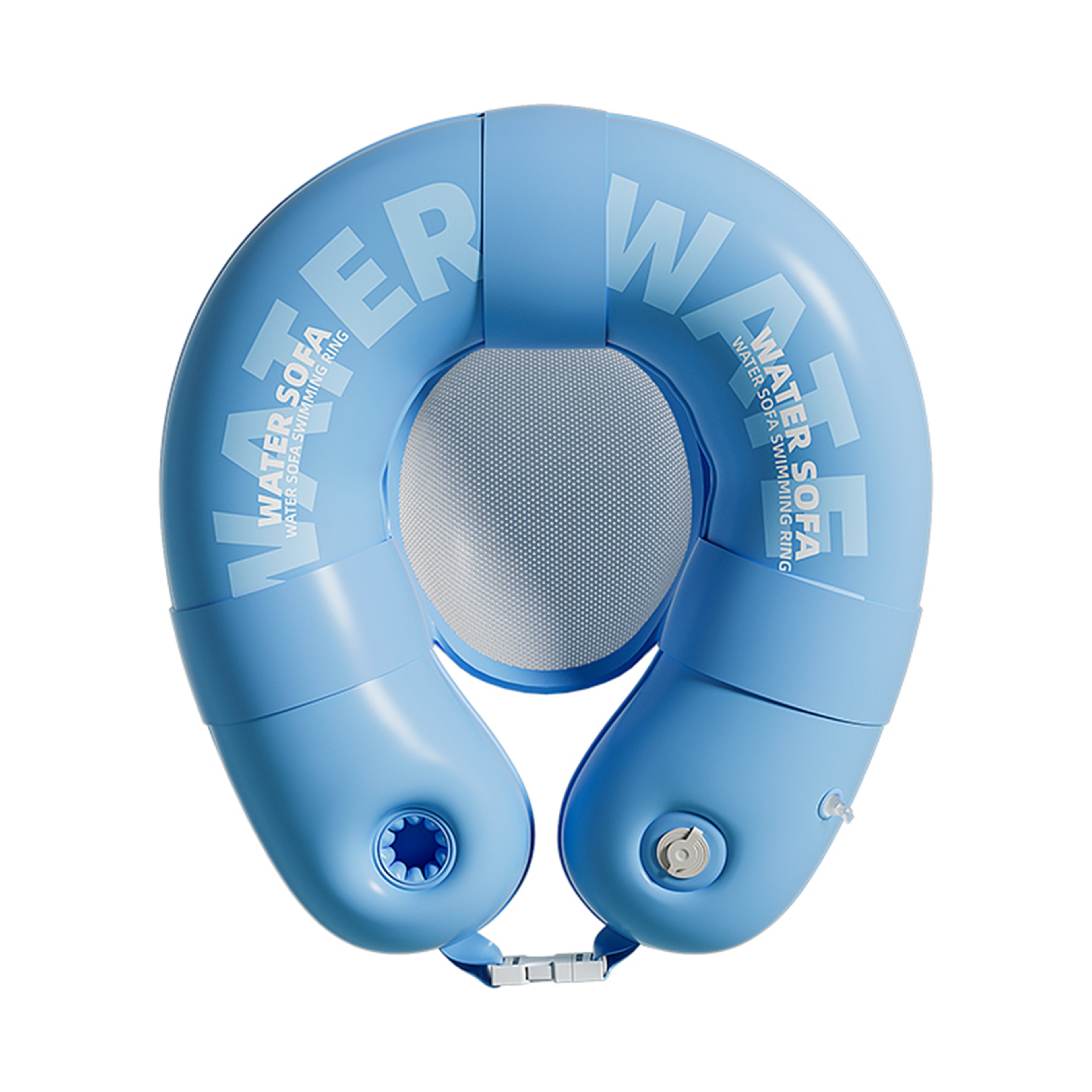 ComfortFloat Inflatable Pool Float Lounger With Cup Holders For Pool Beach  Lake Relaxation 5