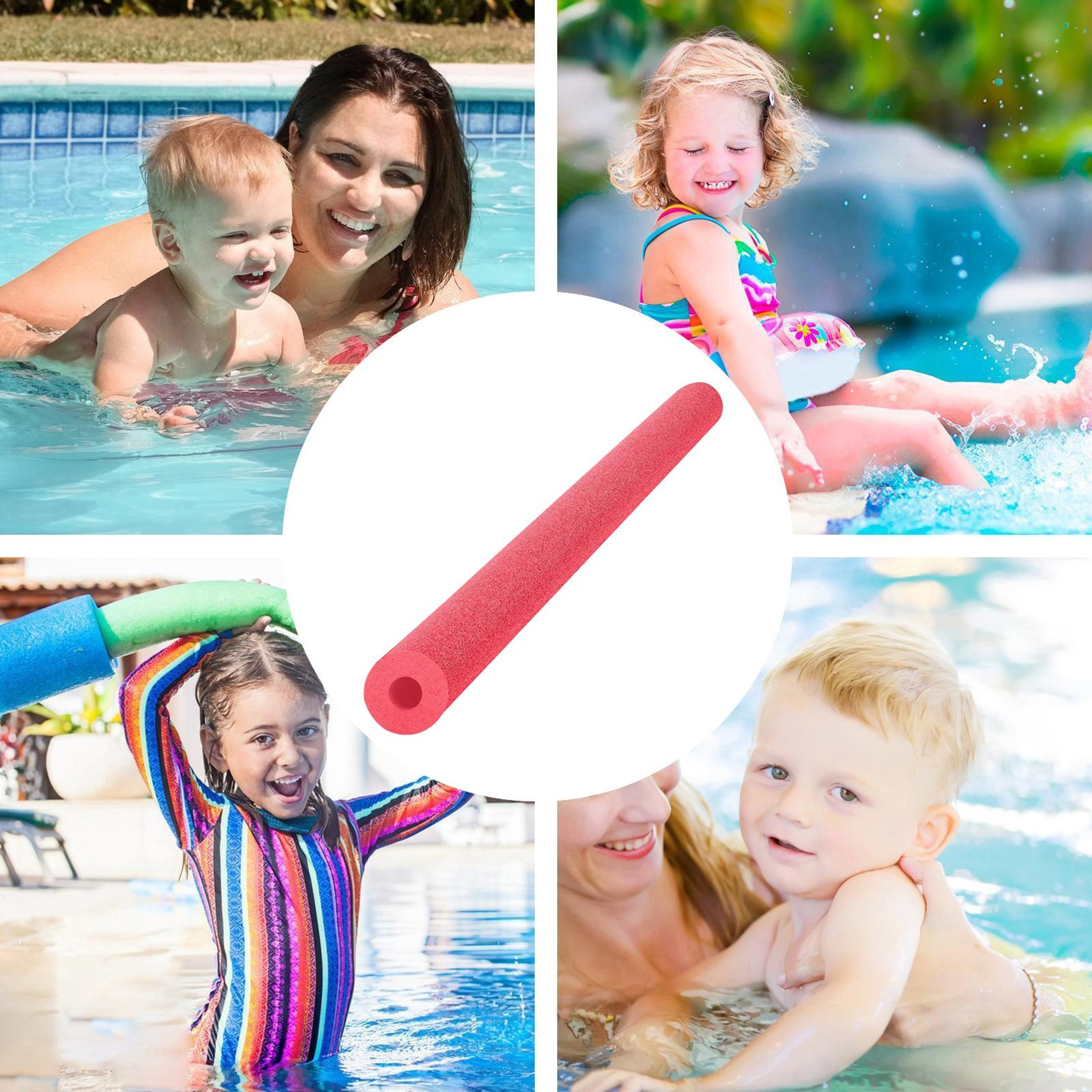 Pool Noodle Foam Float Soft Foam Water Noodle For Pool Beach  Water Games 4