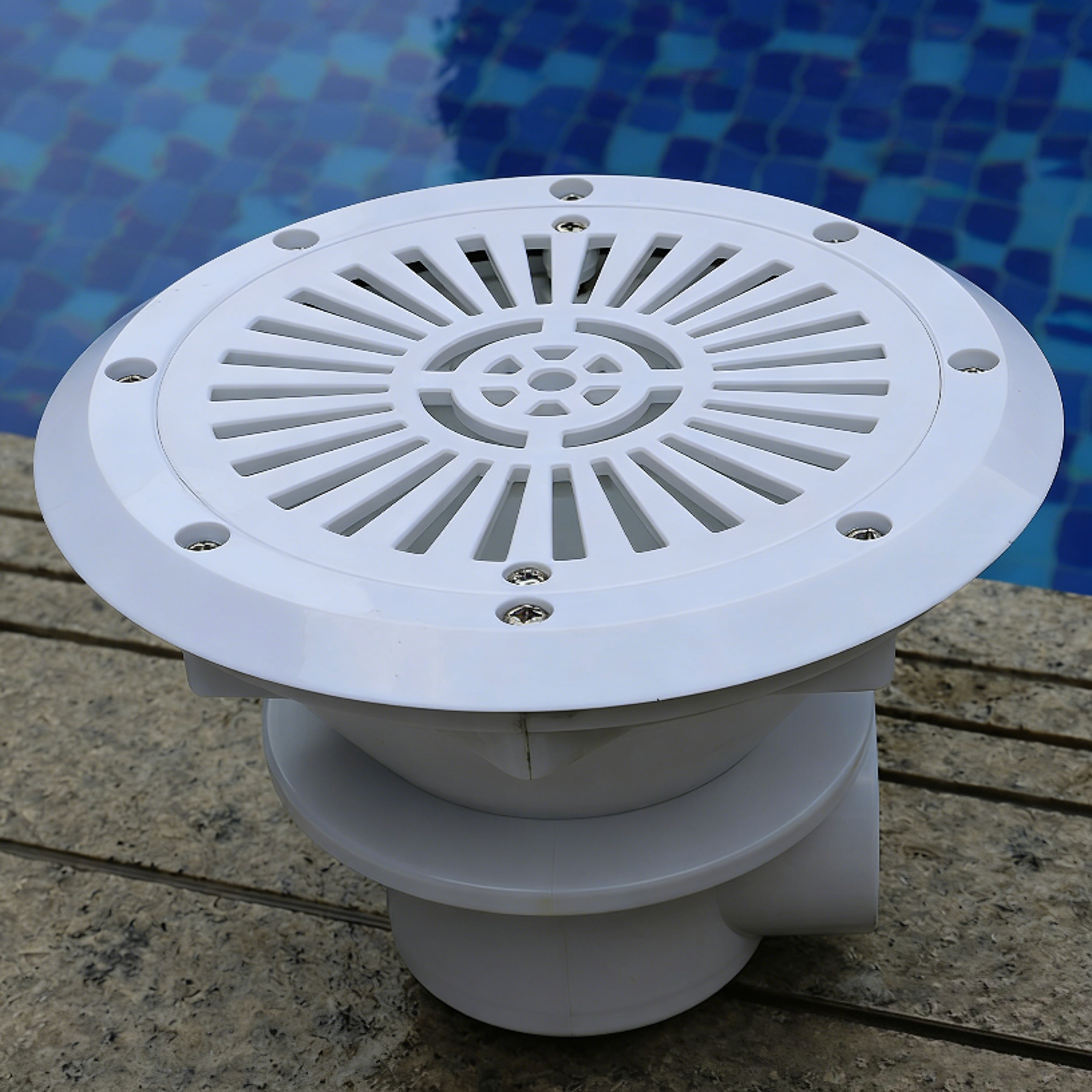 Swimming Pool Main Drain Cover Durable ABS Pool Drain Cover Replacement – view 1