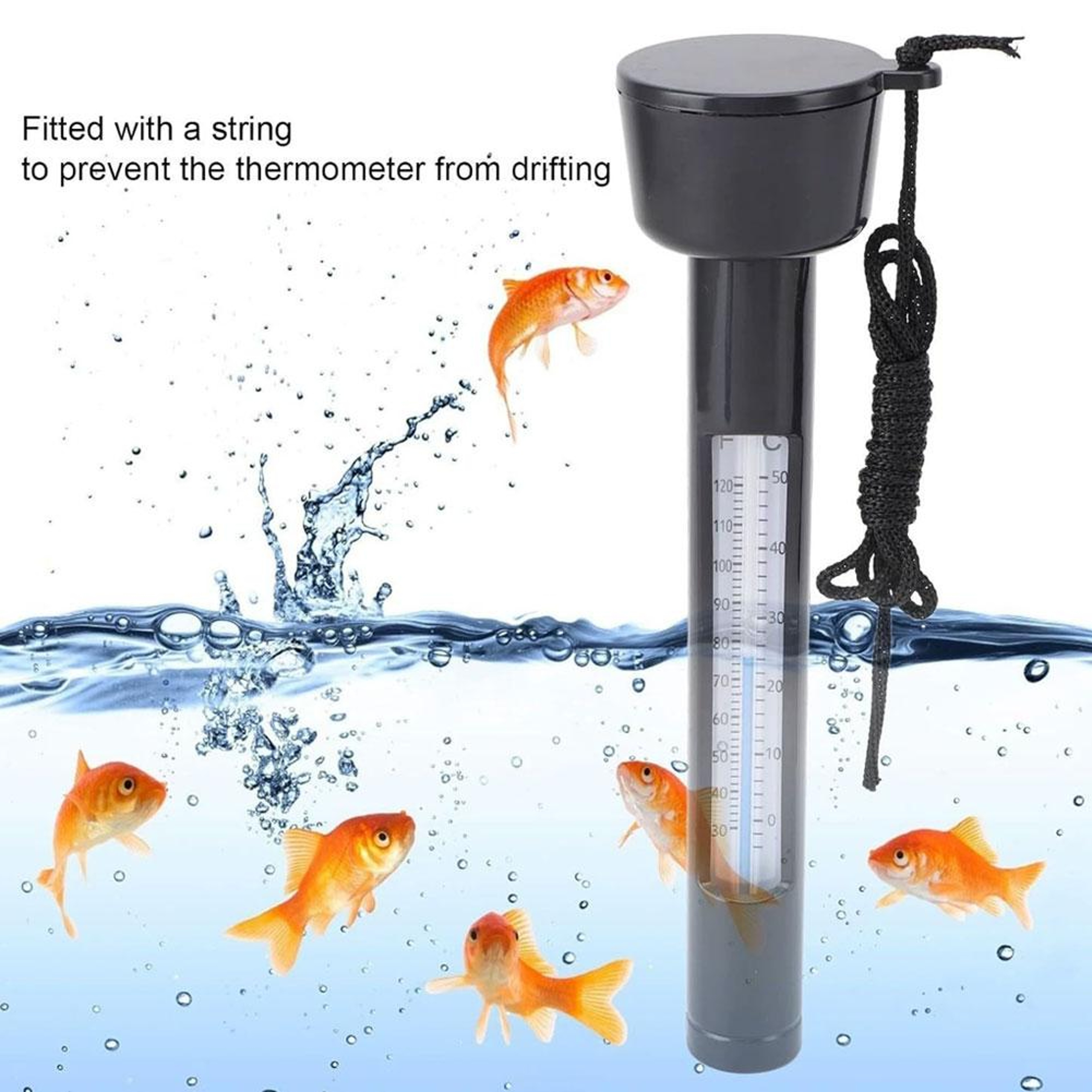 Floating Pool Water Thermometer For Pools Spas  Aquariums With EasyRead Temperature Scale 2