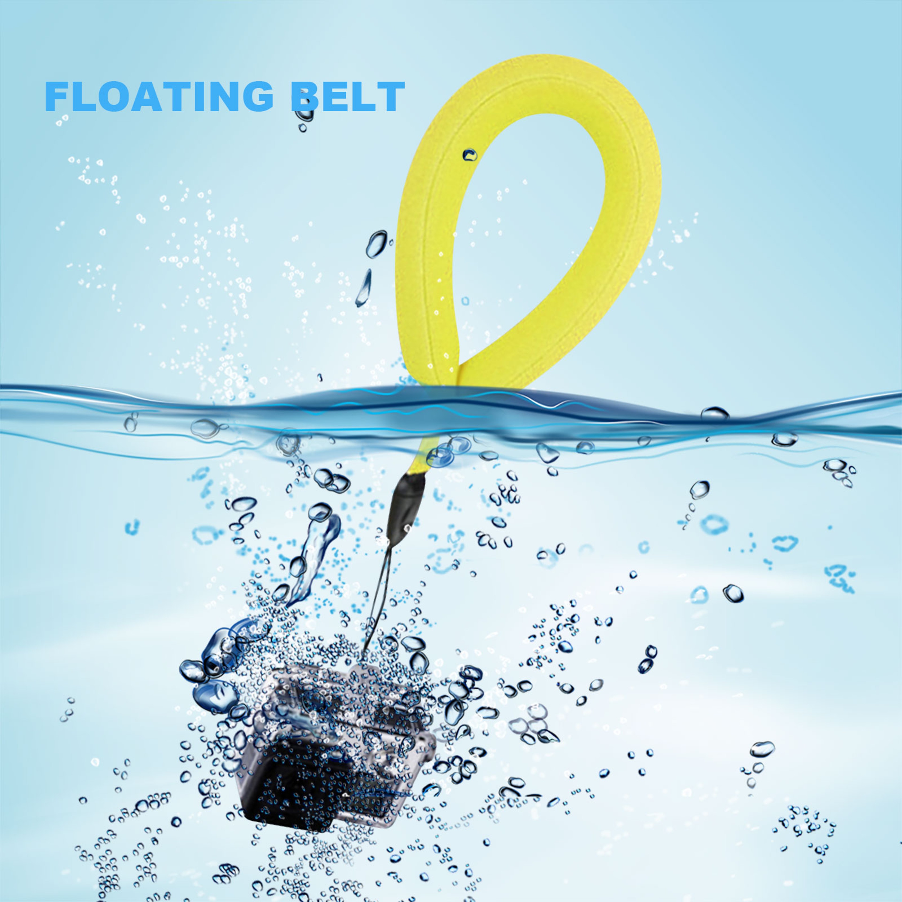 AquaSafe Floating Camera Strap Adjustable Waterproof Camera Float Wrist Strap For Phones  Action Ca 1