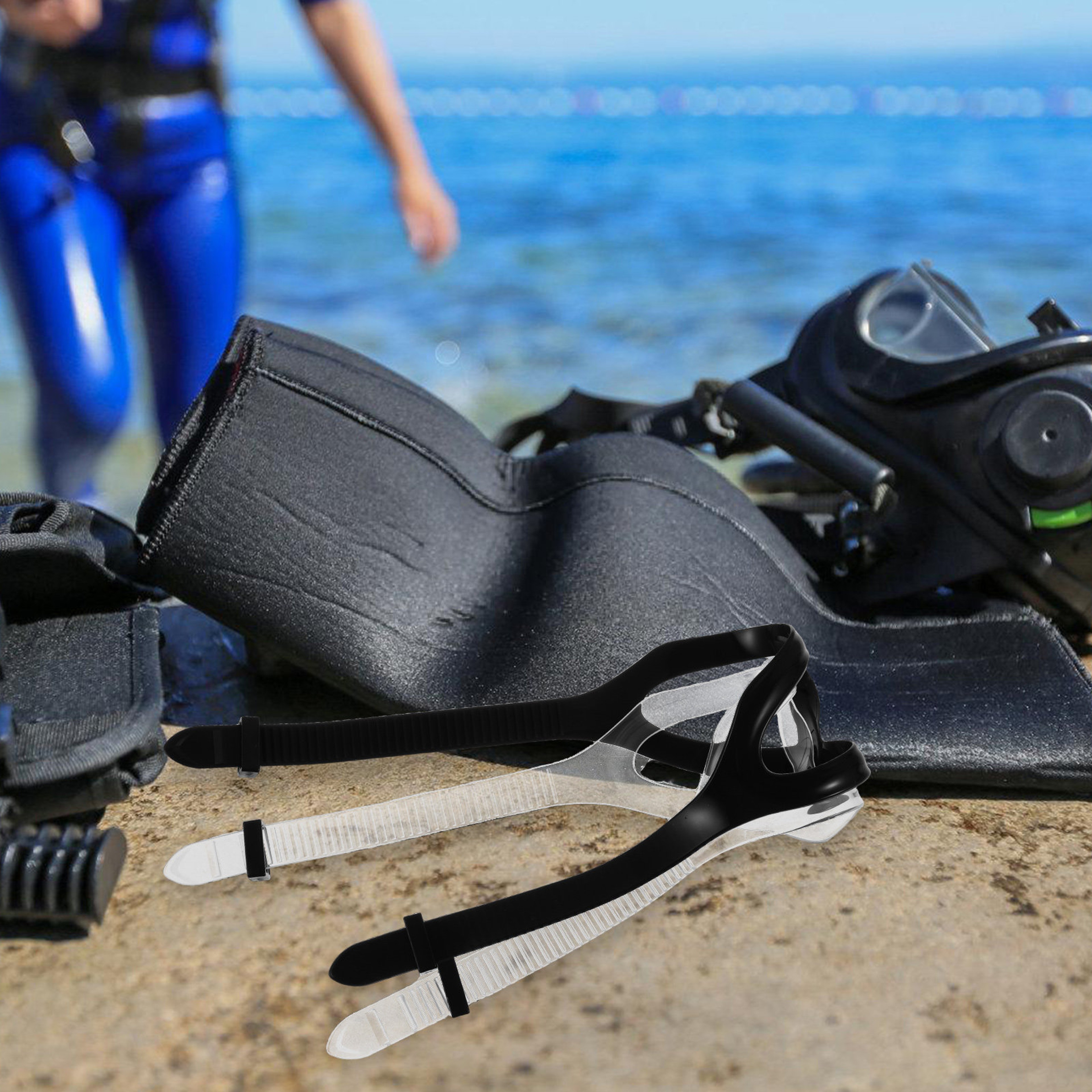 Universal Silicone Dive Mask Strap Replacement for Snorkel Mask & Scuba Goggles – view 3