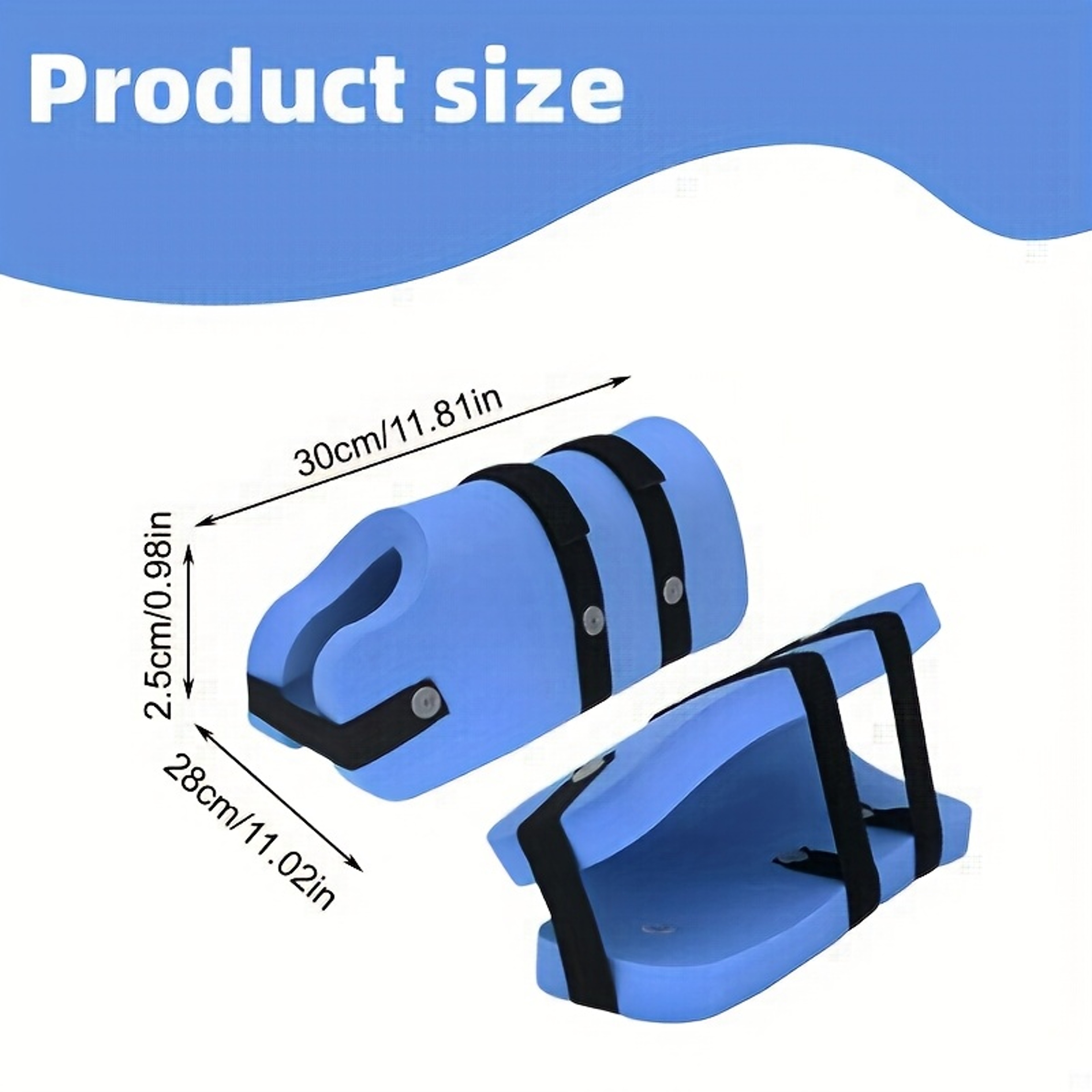 EVA Swim Leg Float with Adjustable Straps for Water Fitness & Aquatic Training – view 5